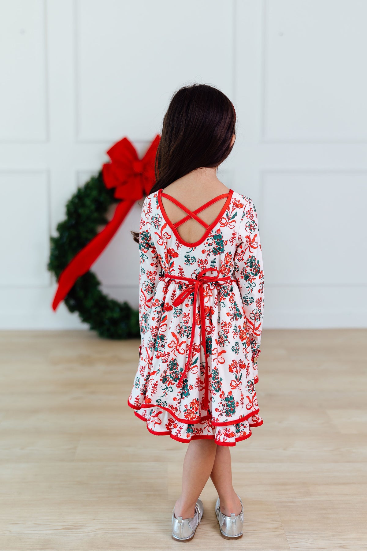 Myra Dress - Yuletide Bows (Pre-Order ships end of October)