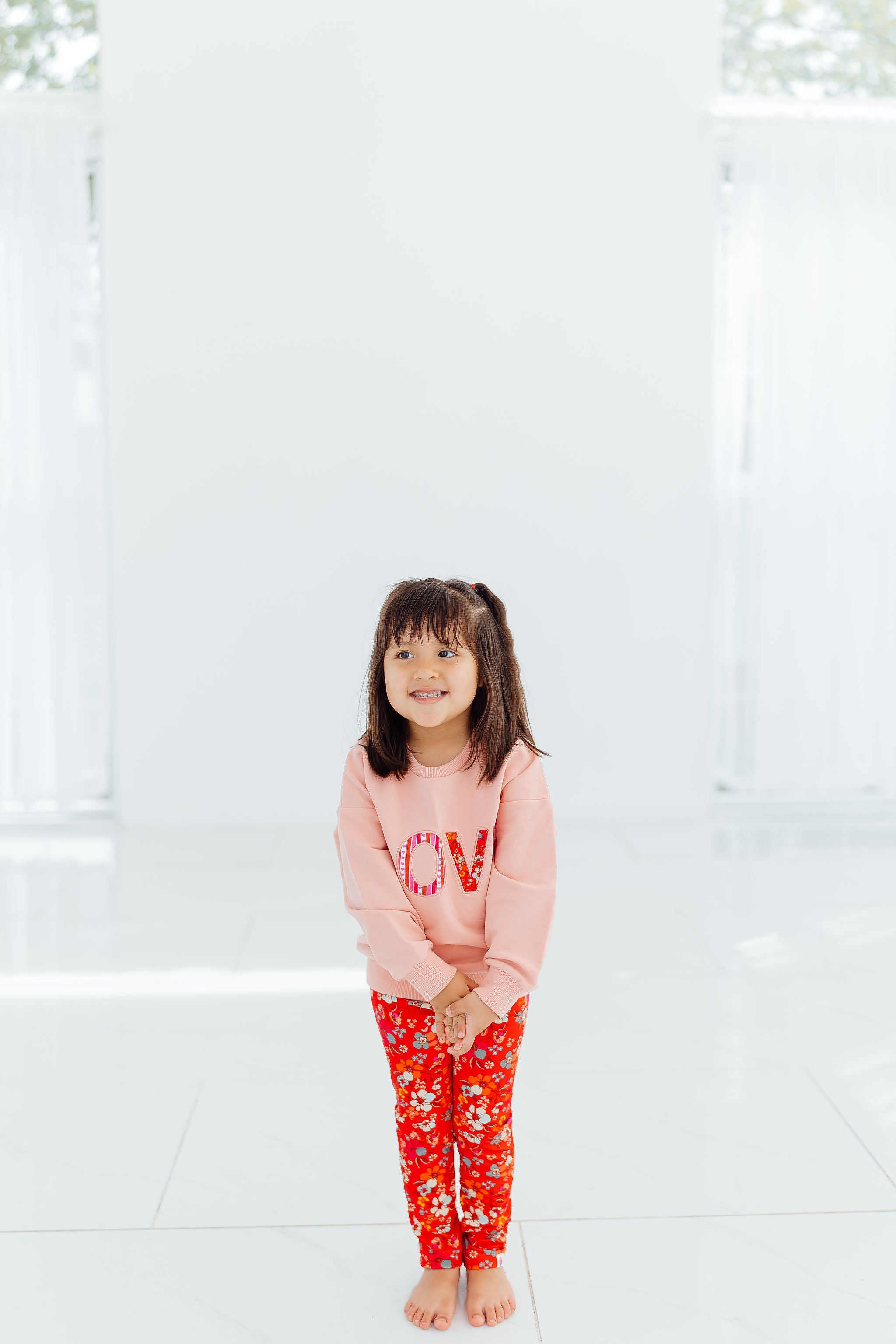 Sweater - Floral Crush Love Applique