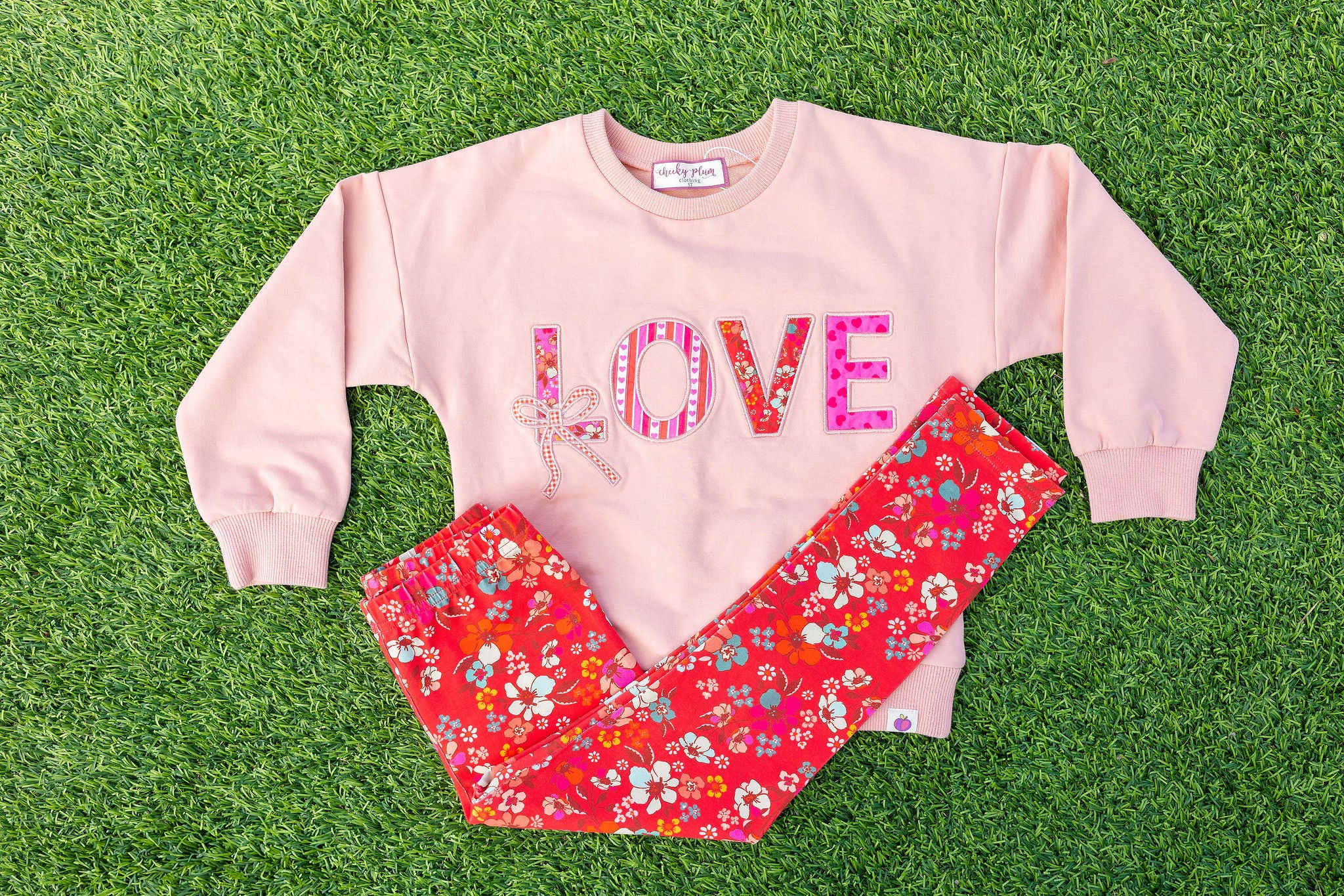 Sweater - Floral Crush Love Applique