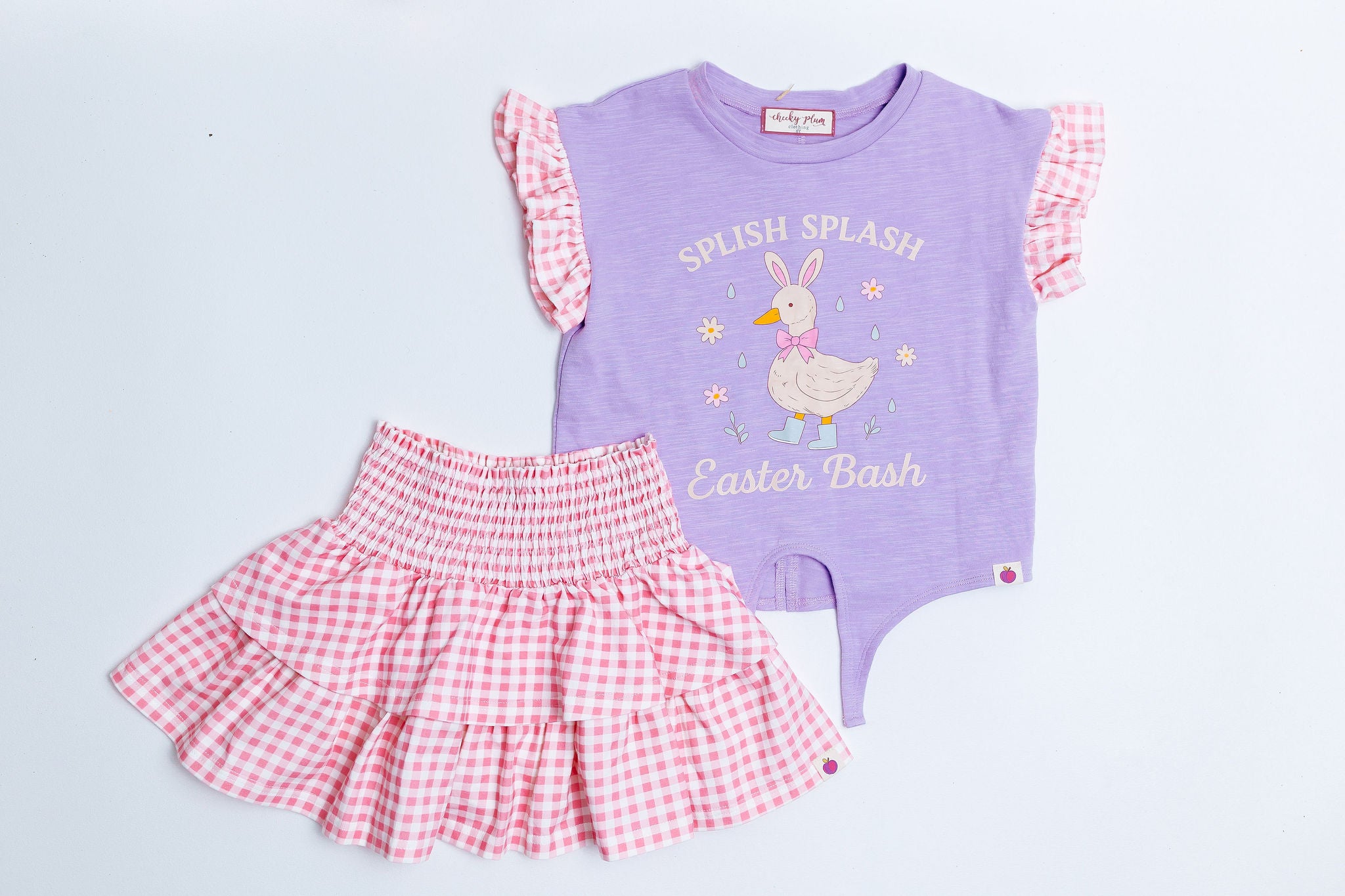 Blair Skirt - Gingham Garden