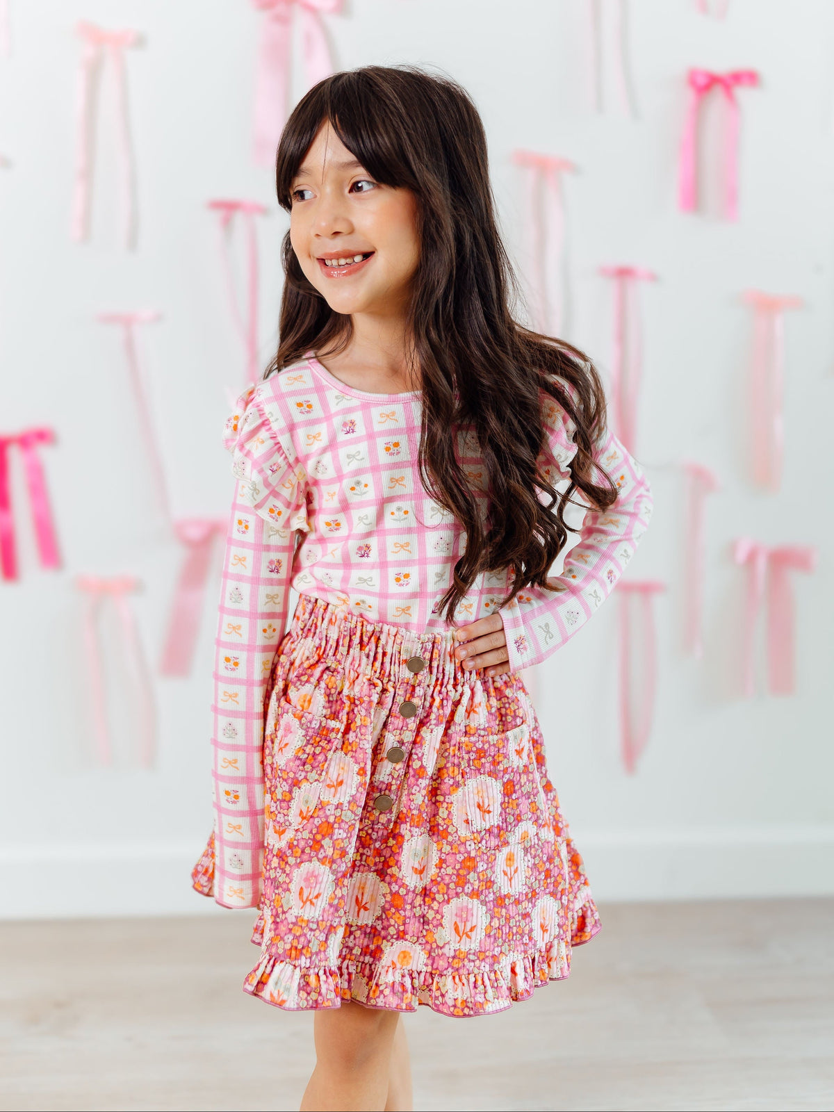 Ribbed Top - Sugarplum Garden