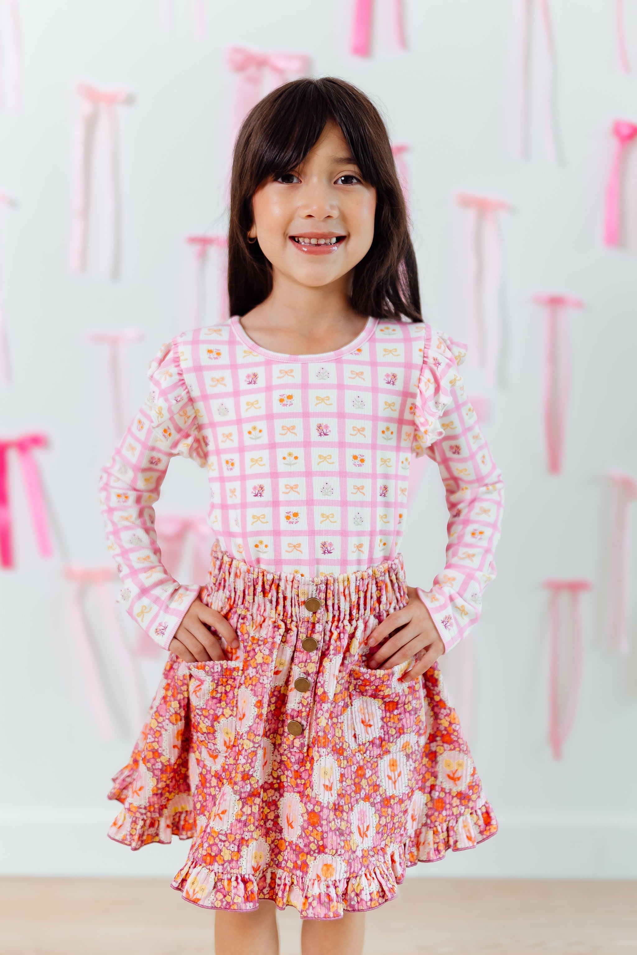 Ribbed Top - Sugarplum Garden