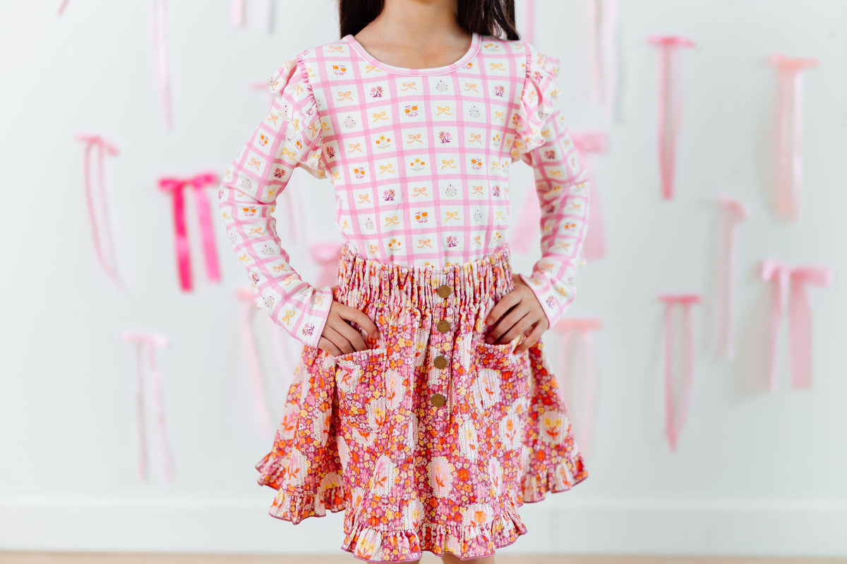 Ribbed Top - Sugarplum Garden