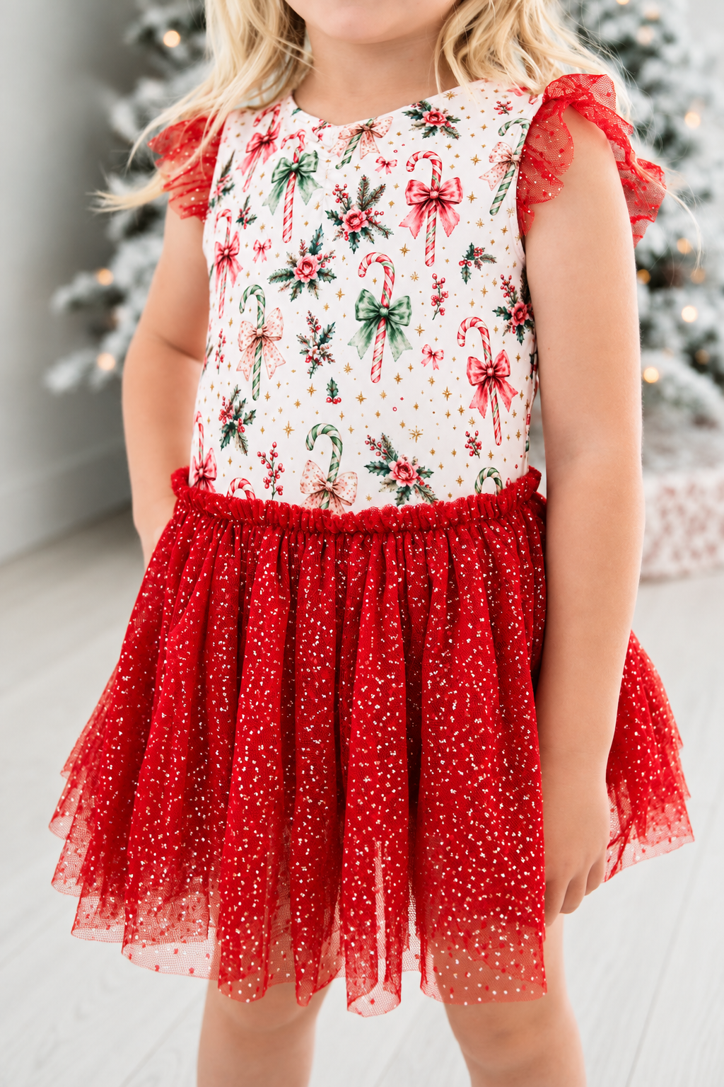 Shimmer Leotard - Peppermint Promenade (Pre-Order ships early November)