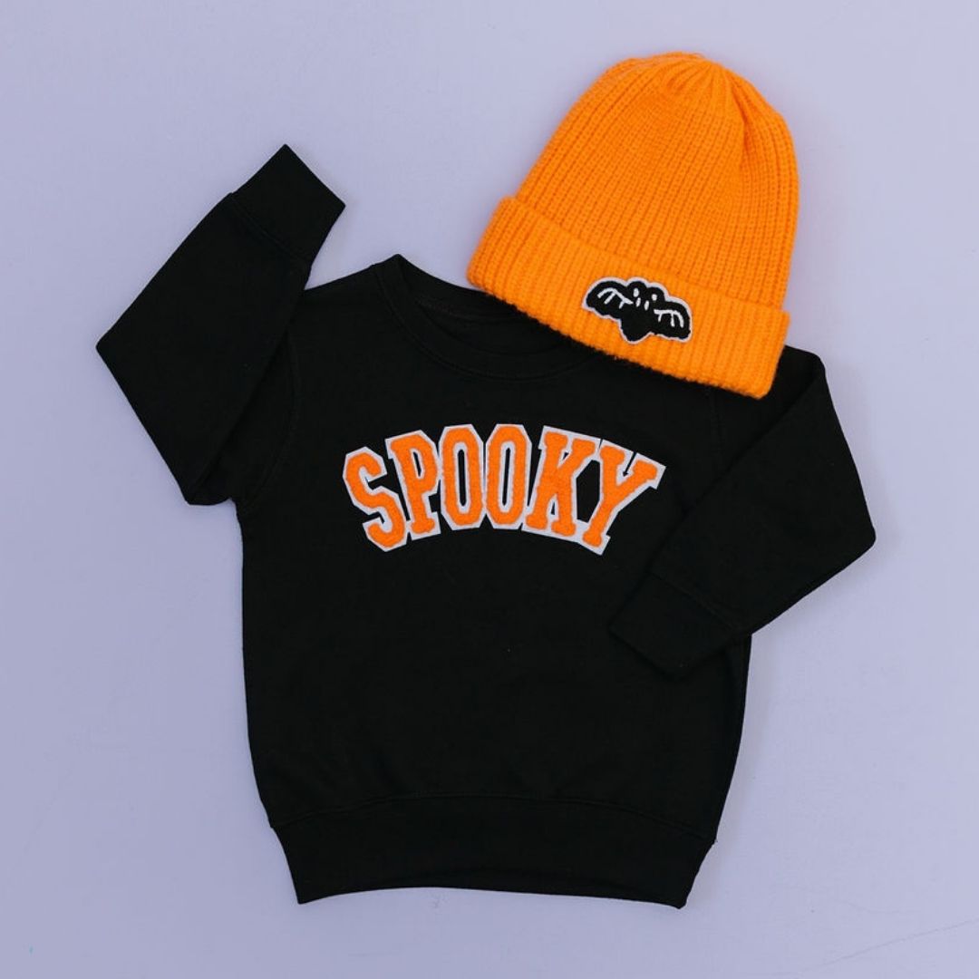 Sweet Wink Sweater - Spooky Patch Orange