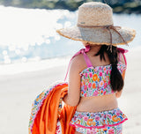Waverly Shirred Swimsuit - Fiesta Floral (Pre-Order)