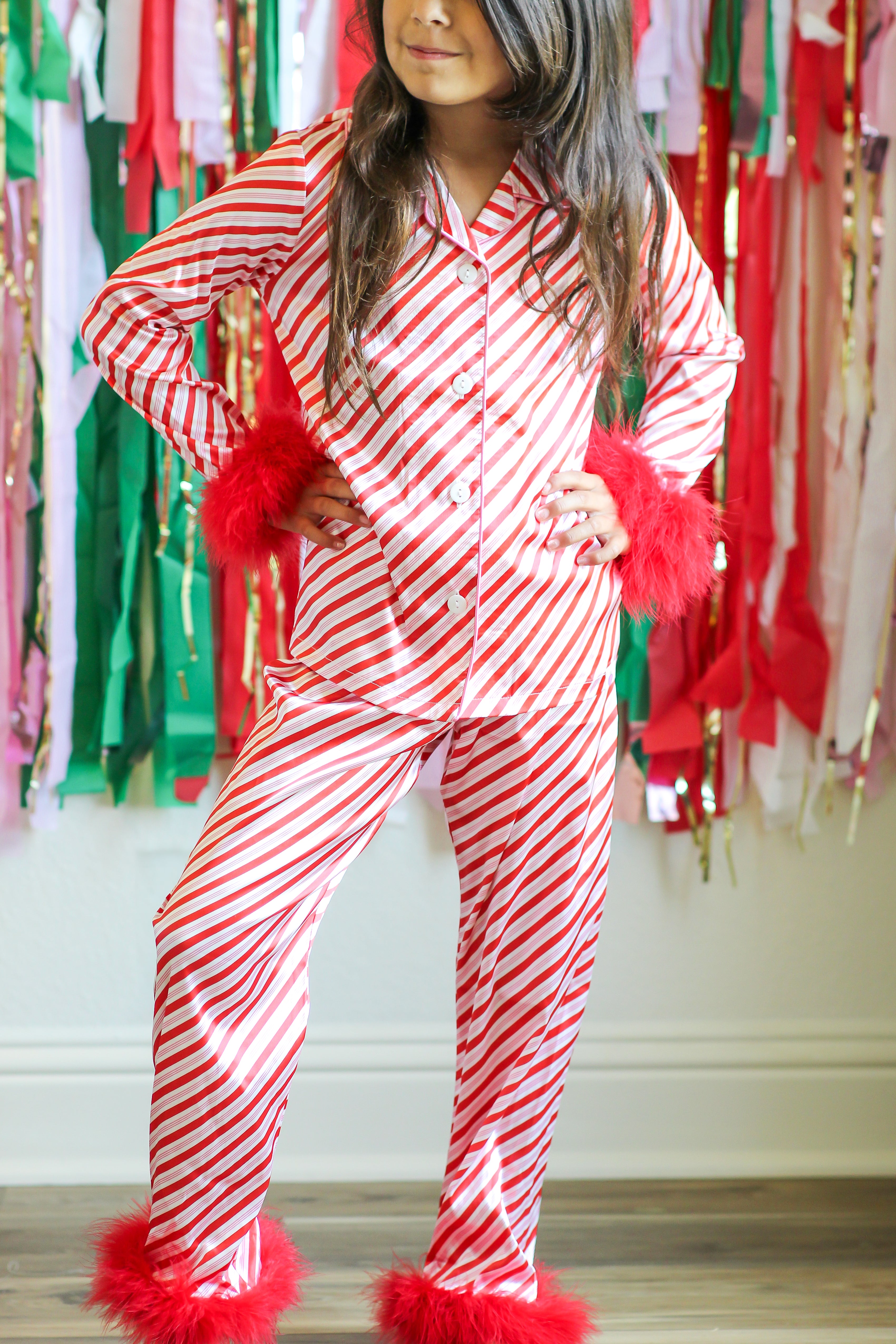 Satin Loungewear Set - Peppermint Glam (Pre-Order)