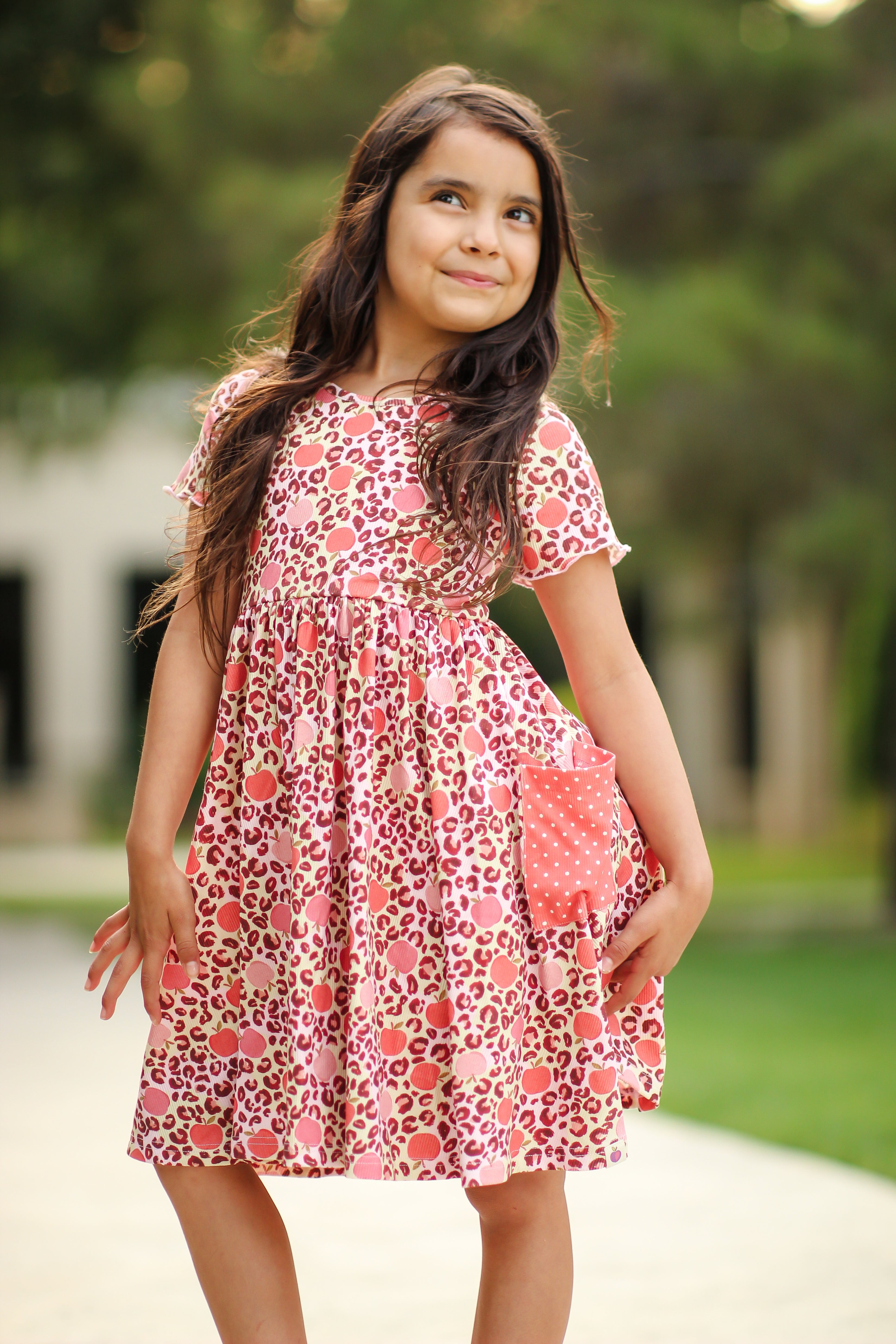 pink apple dresses Penelope Ribbed Dress