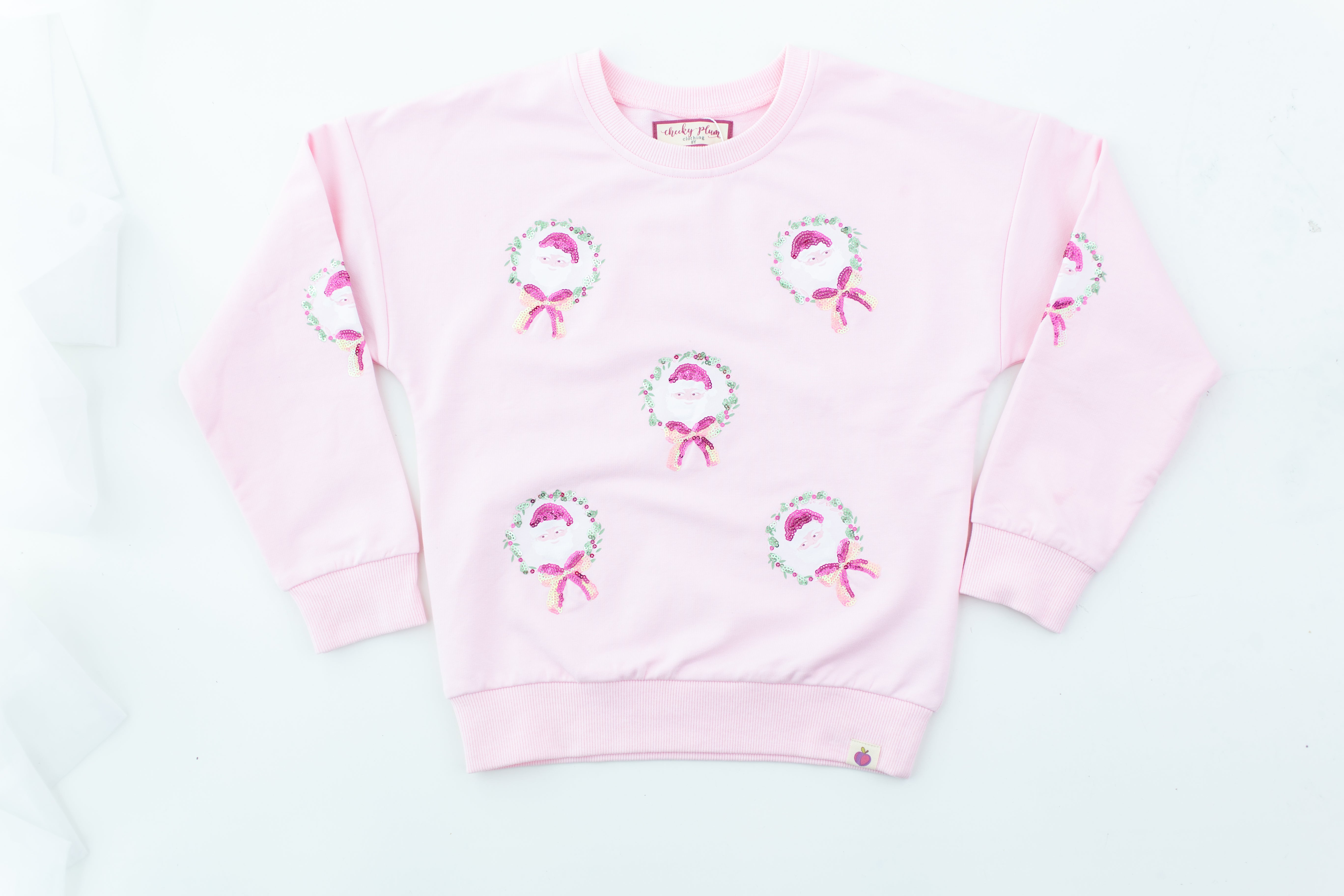 Sweater - Sugarplum Sequin Santa  (Pre-Order)