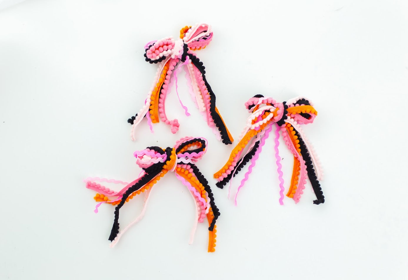 Textured Hair Bow - Pumpkin Patch Princess