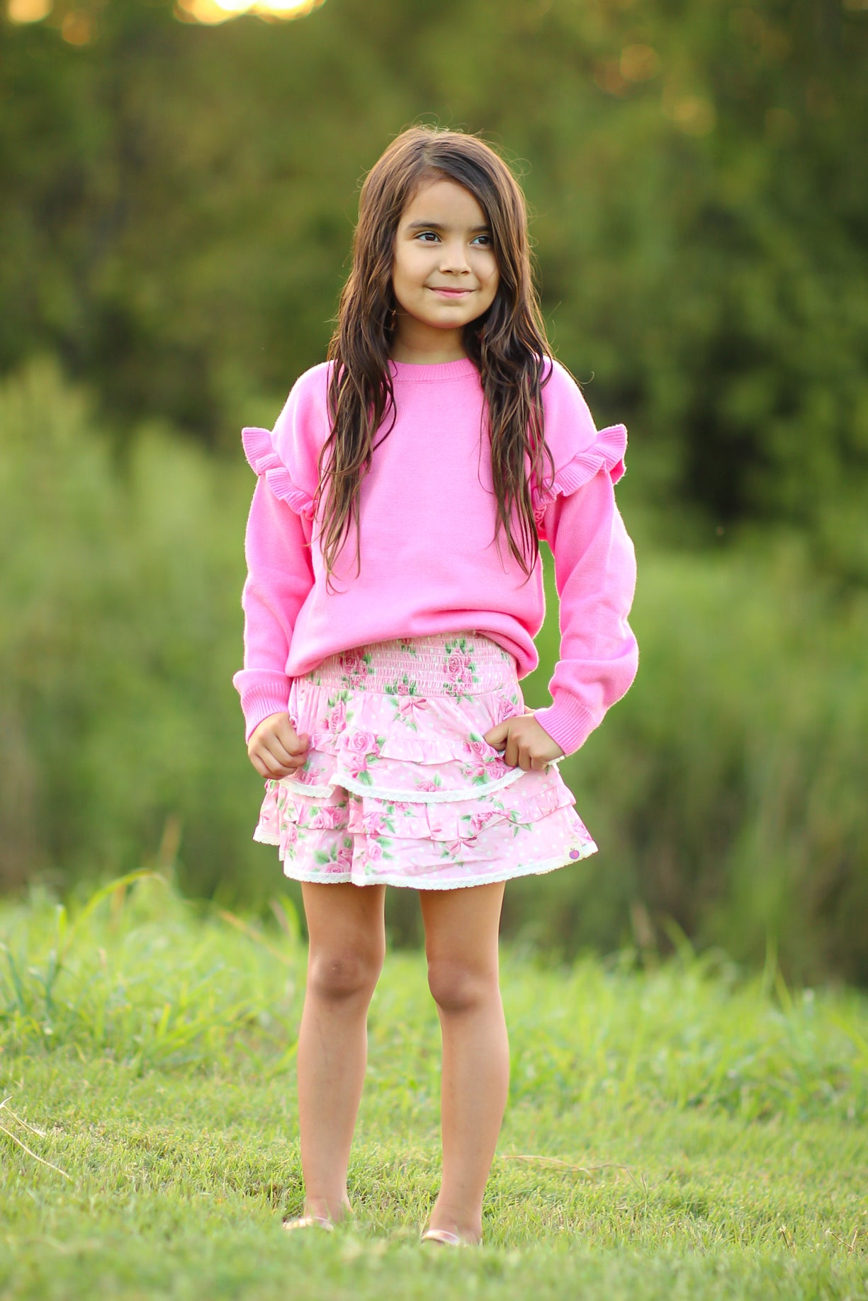 Blair Layer Skirt - Shabby Rose