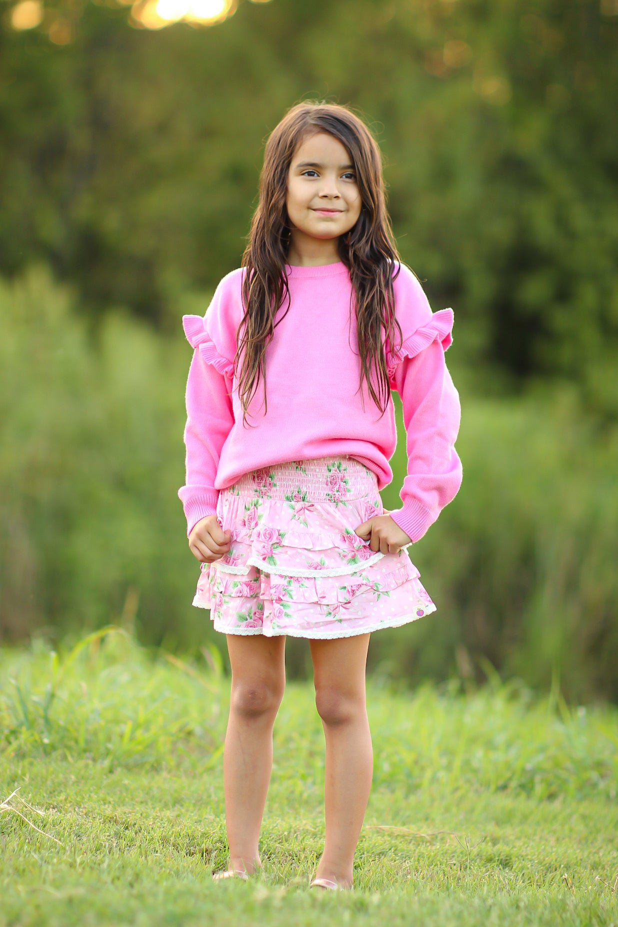 Blair Layer Skirt - Shabby Rose