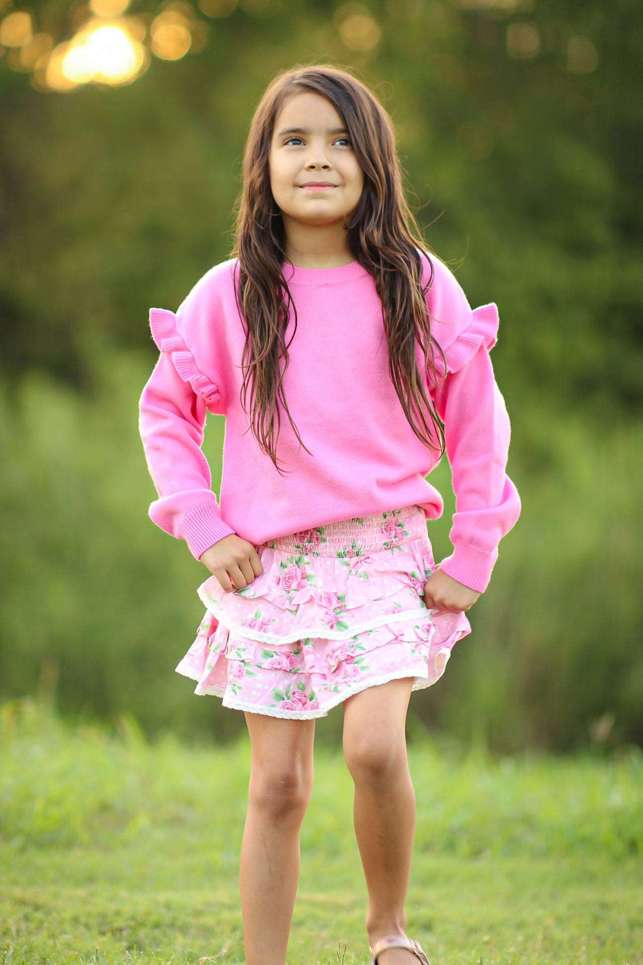 Blair Layer Skirt - Shabby Rose – Cheeky Plum