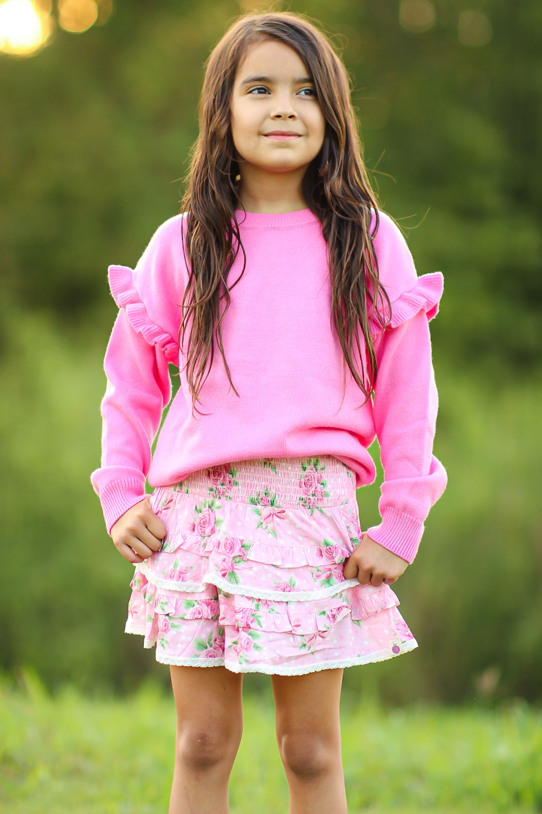 Blair Layer Skirt - Shabby Rose – Cheeky Plum