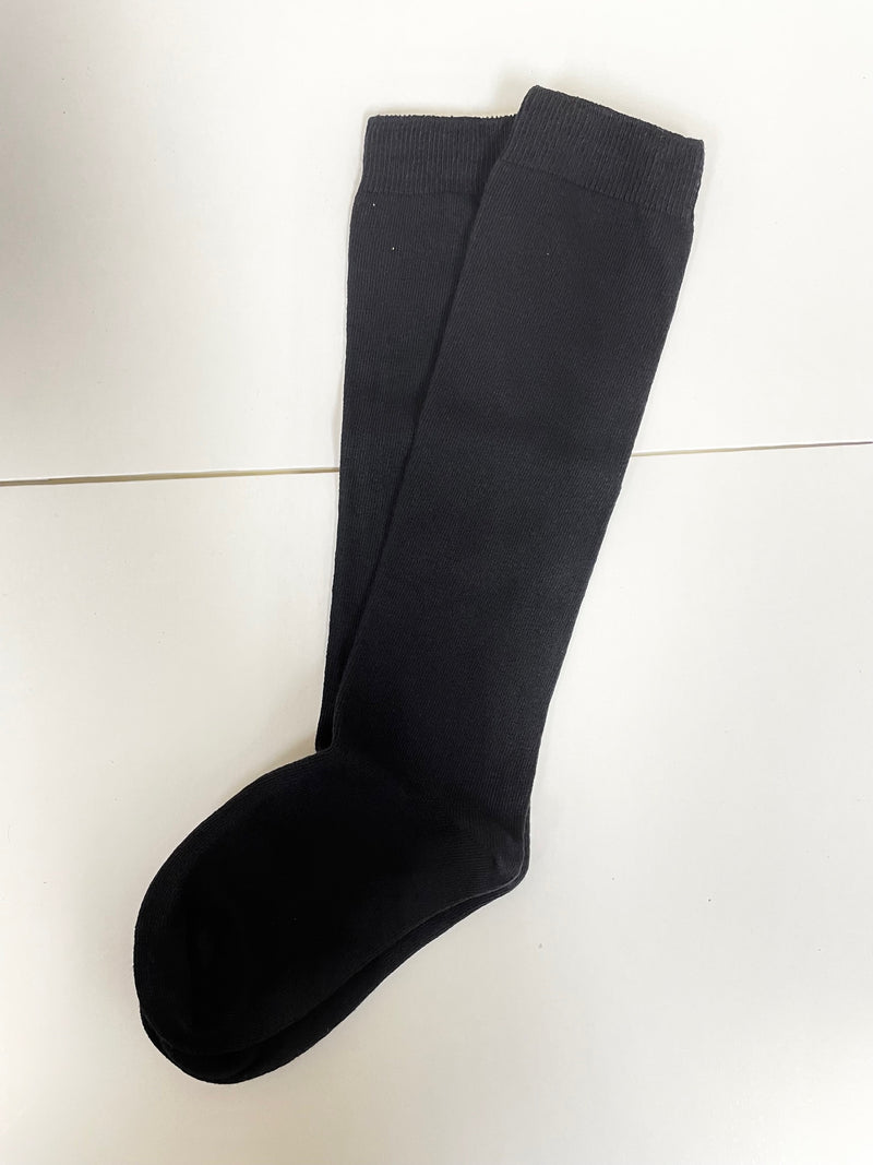 Classic Knee High Socks - Black