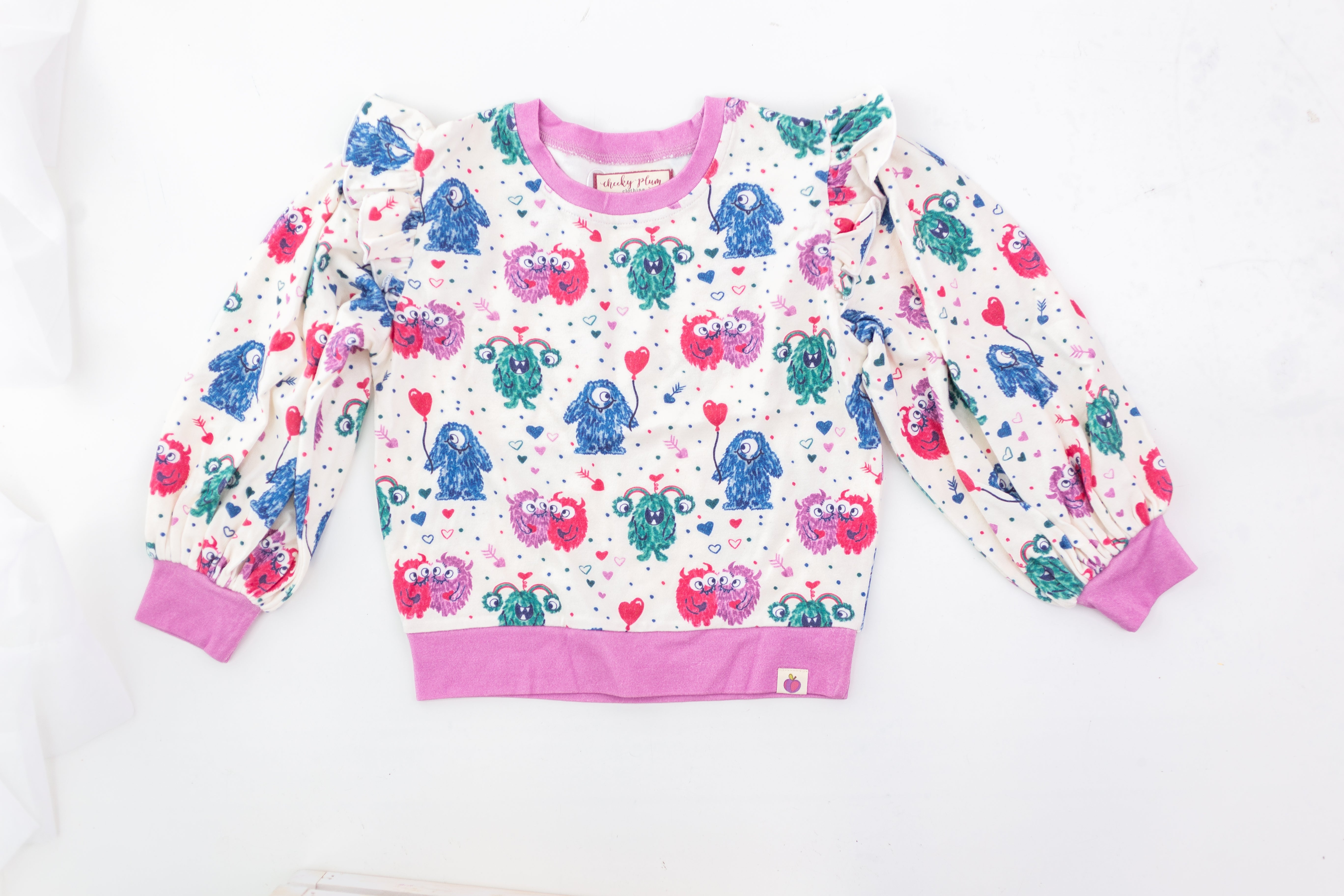 Opal Puff Sleeve Sweater - Monster Love