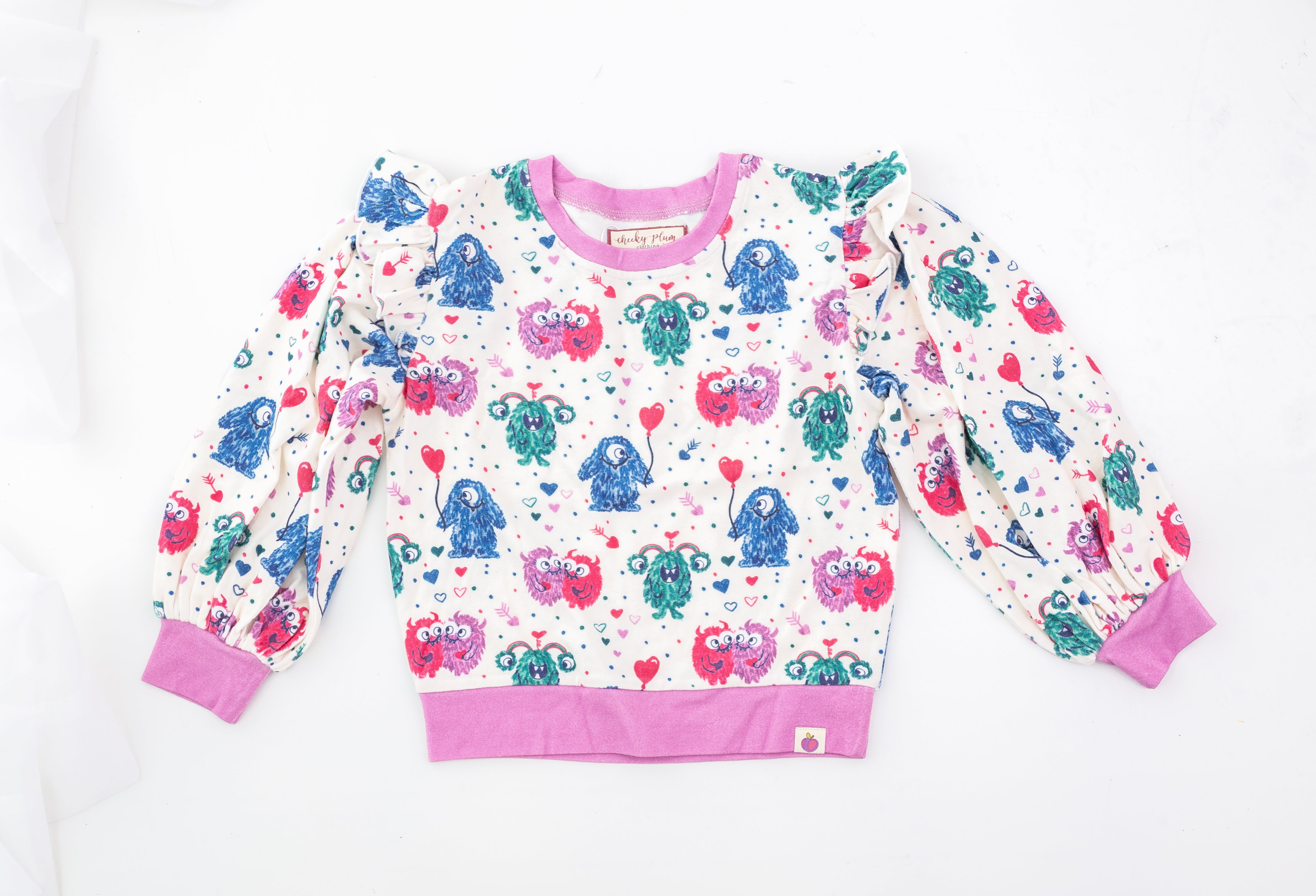 Opal Puff Sleeve Sweater - Monster Love