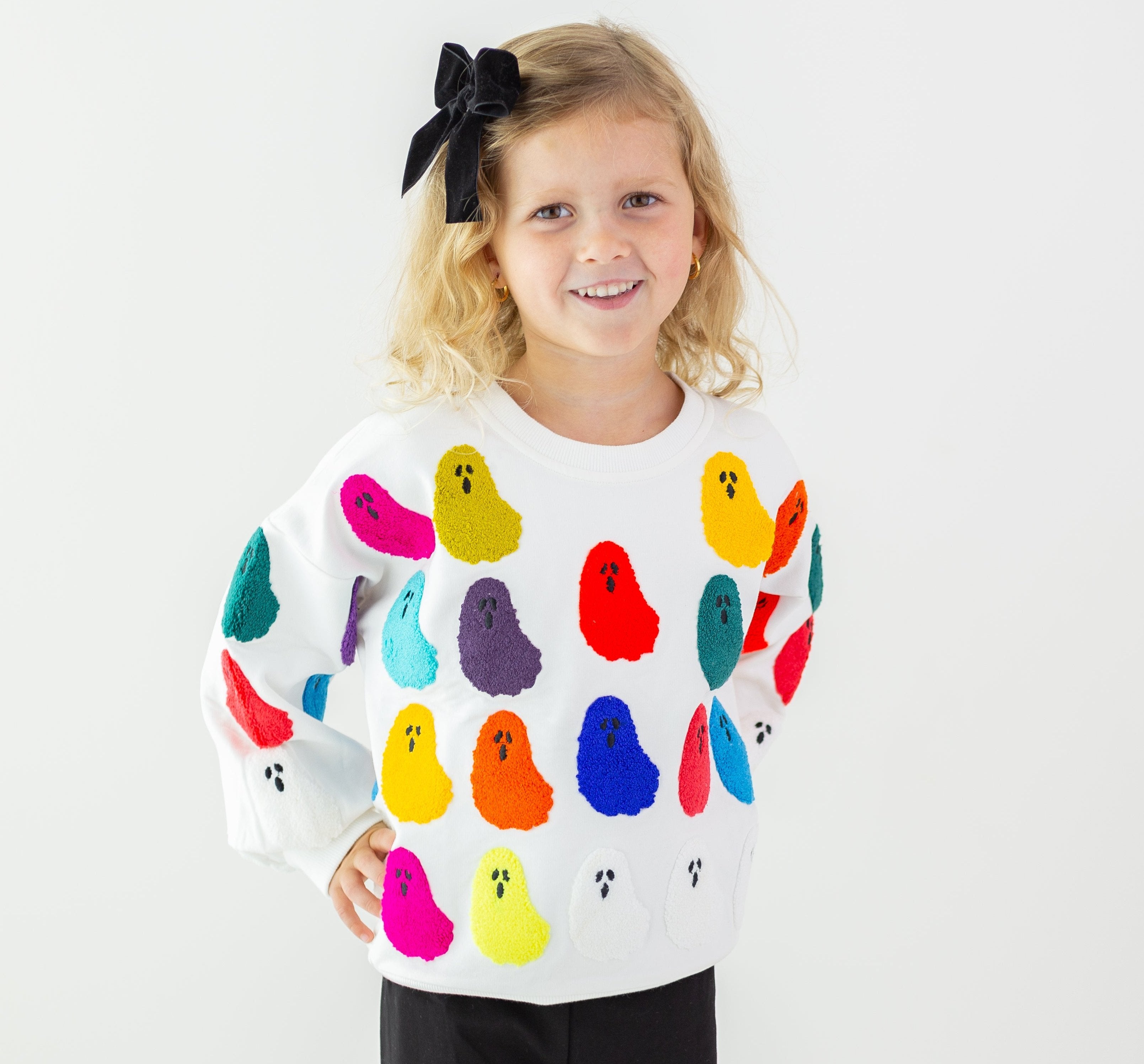 Sweater - Rainbow Spook Patch Sweater