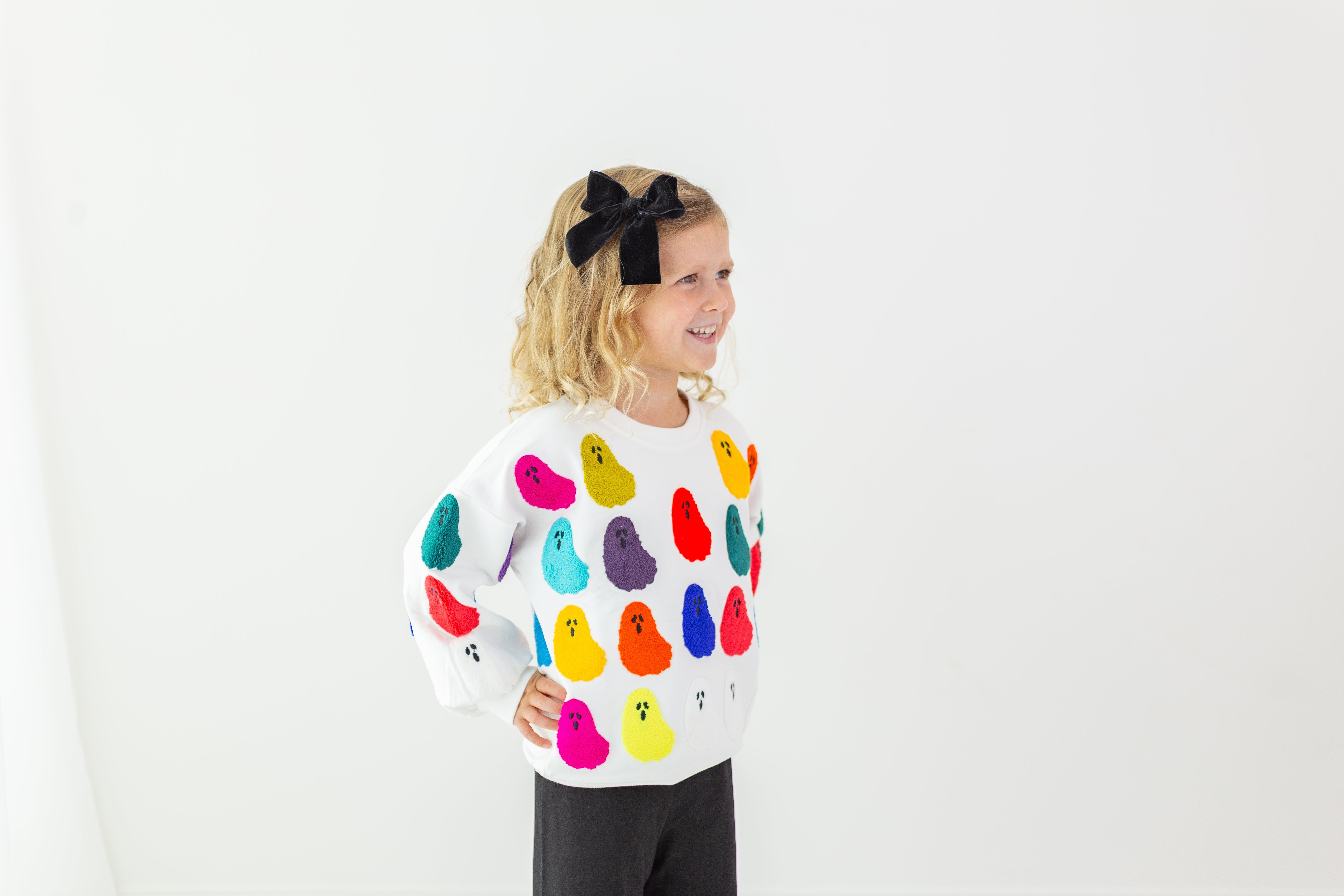 Sweater - Rainbow Spook Patch Sweater