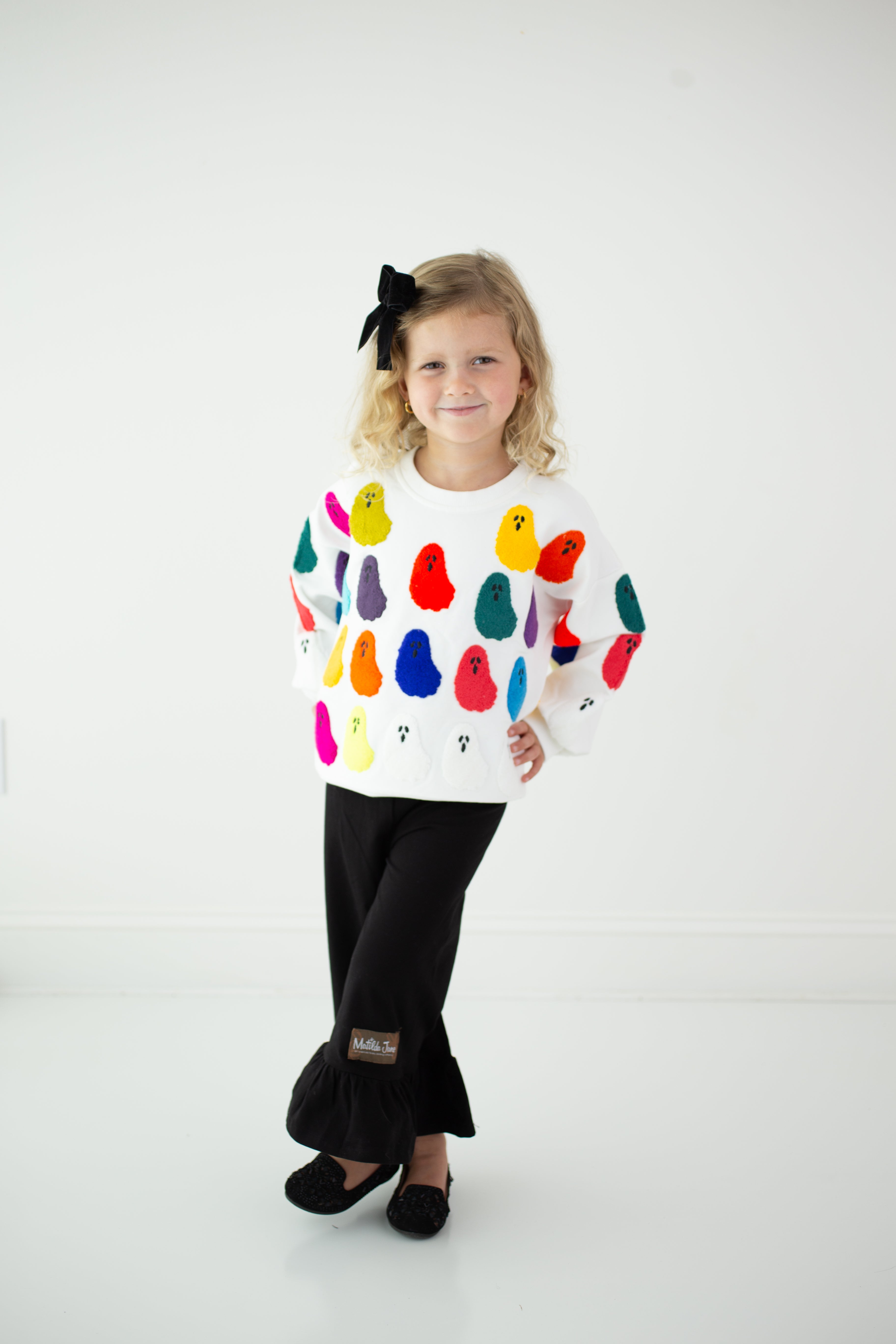 Sweater - Rainbow Spook Patch Sweater