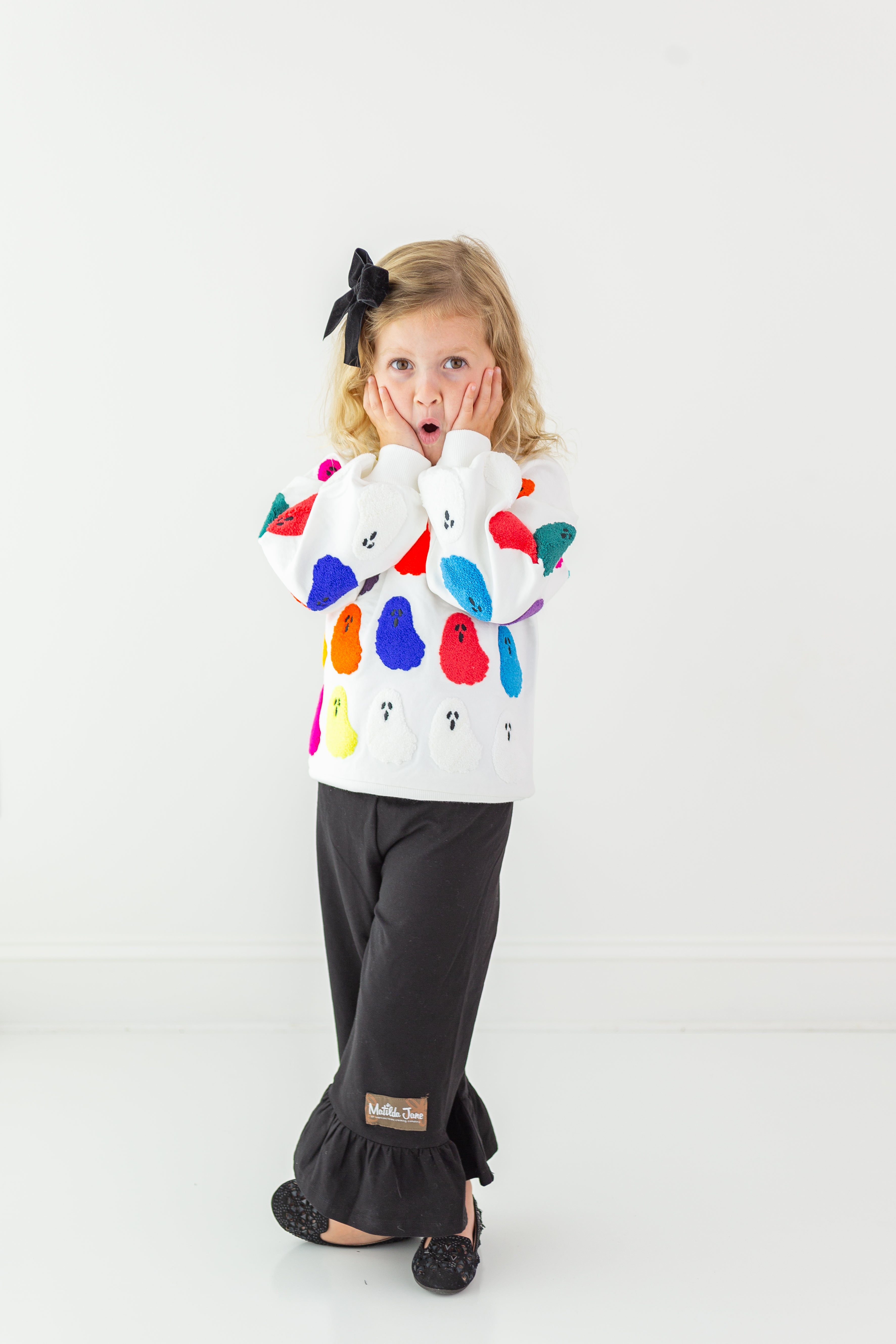 Sweater - Rainbow Spook Patch Sweater