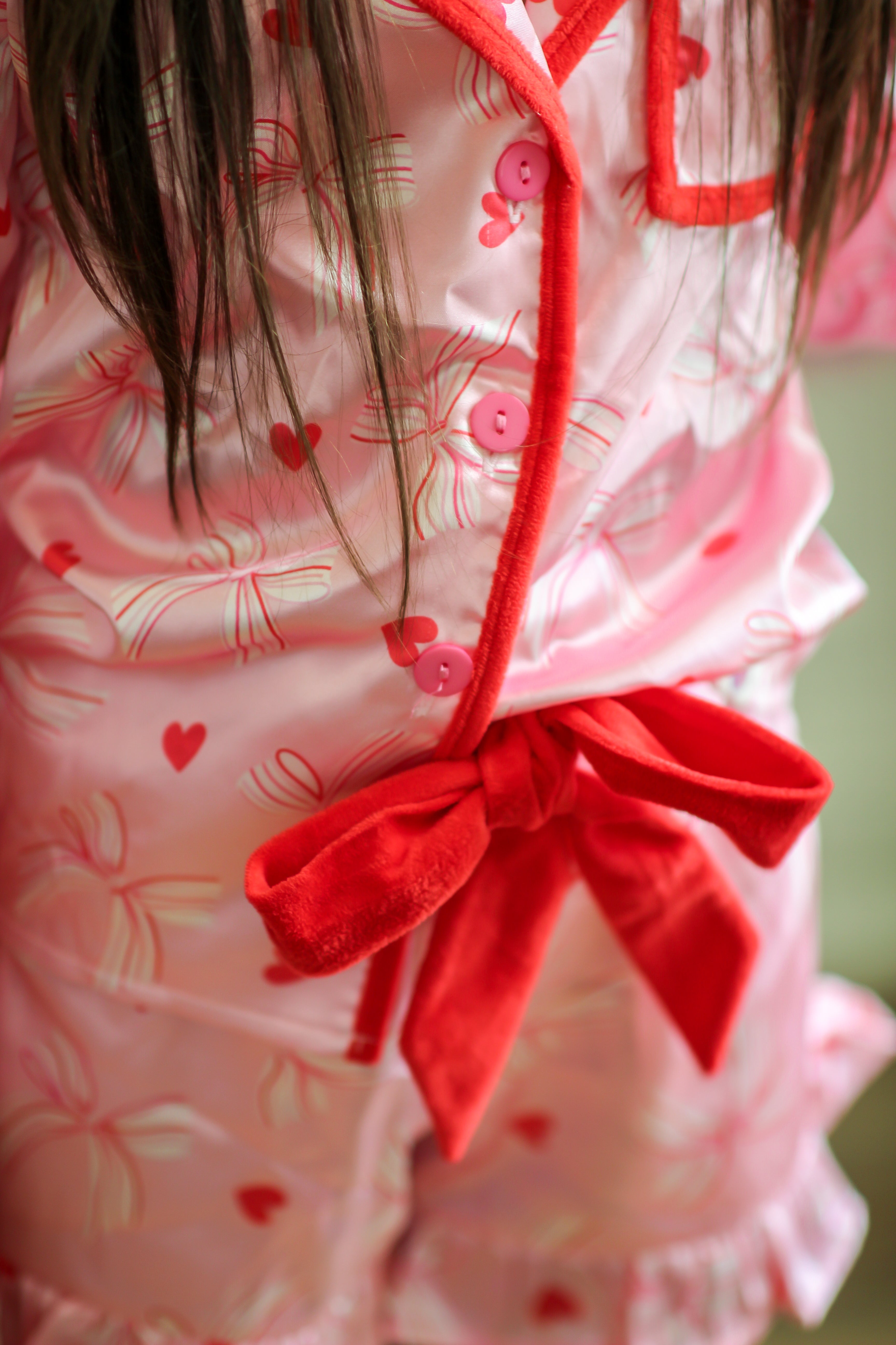 Satin Loungewear Set - Tied With Love