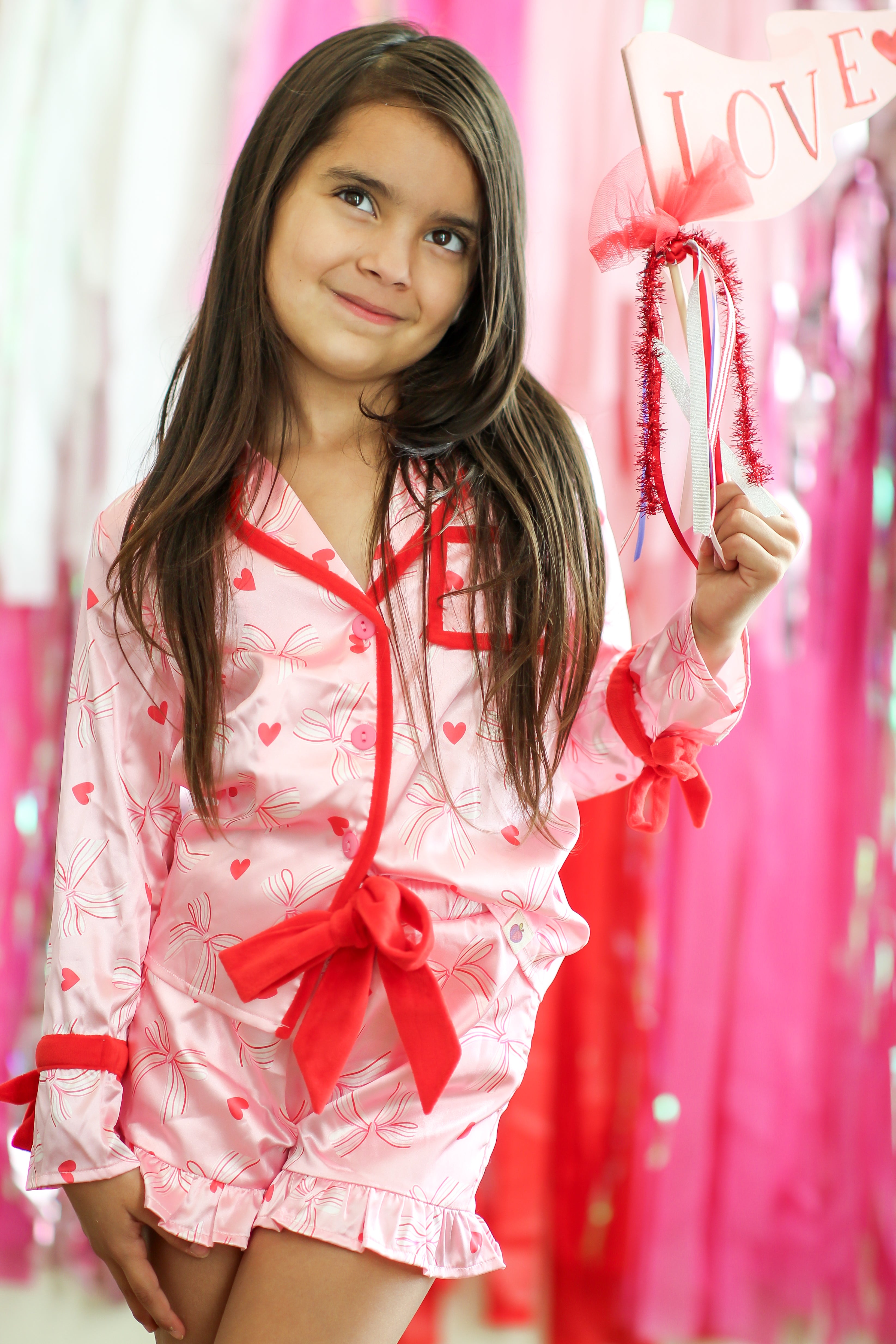 Satin Loungewear Set - Tied With Love