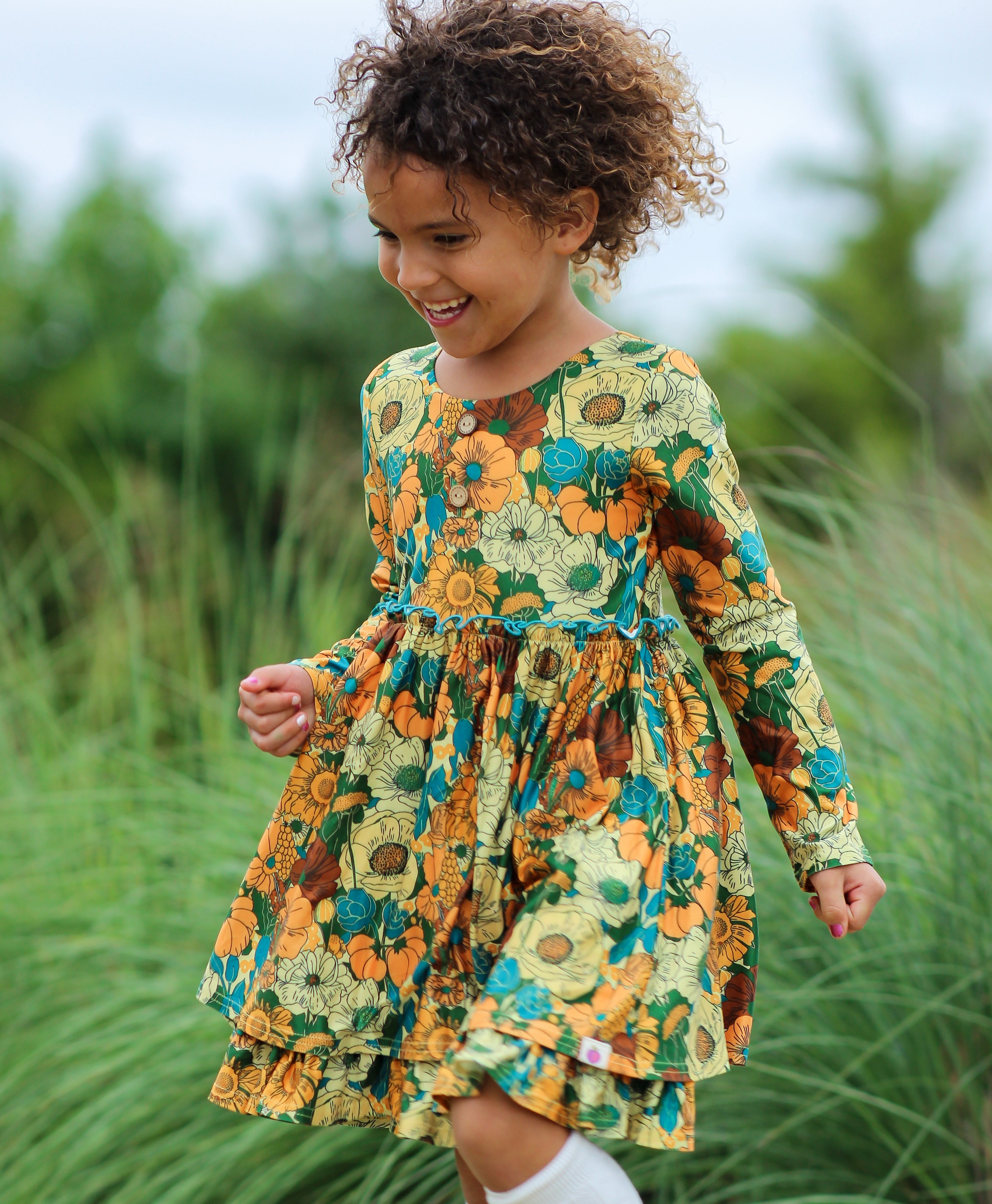 Myra Knit Dress - Golden Grove