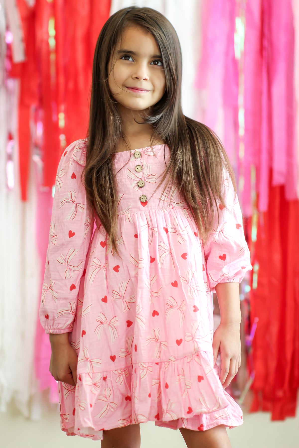 Puff Sleeve Gauze Dress - Tied With Love