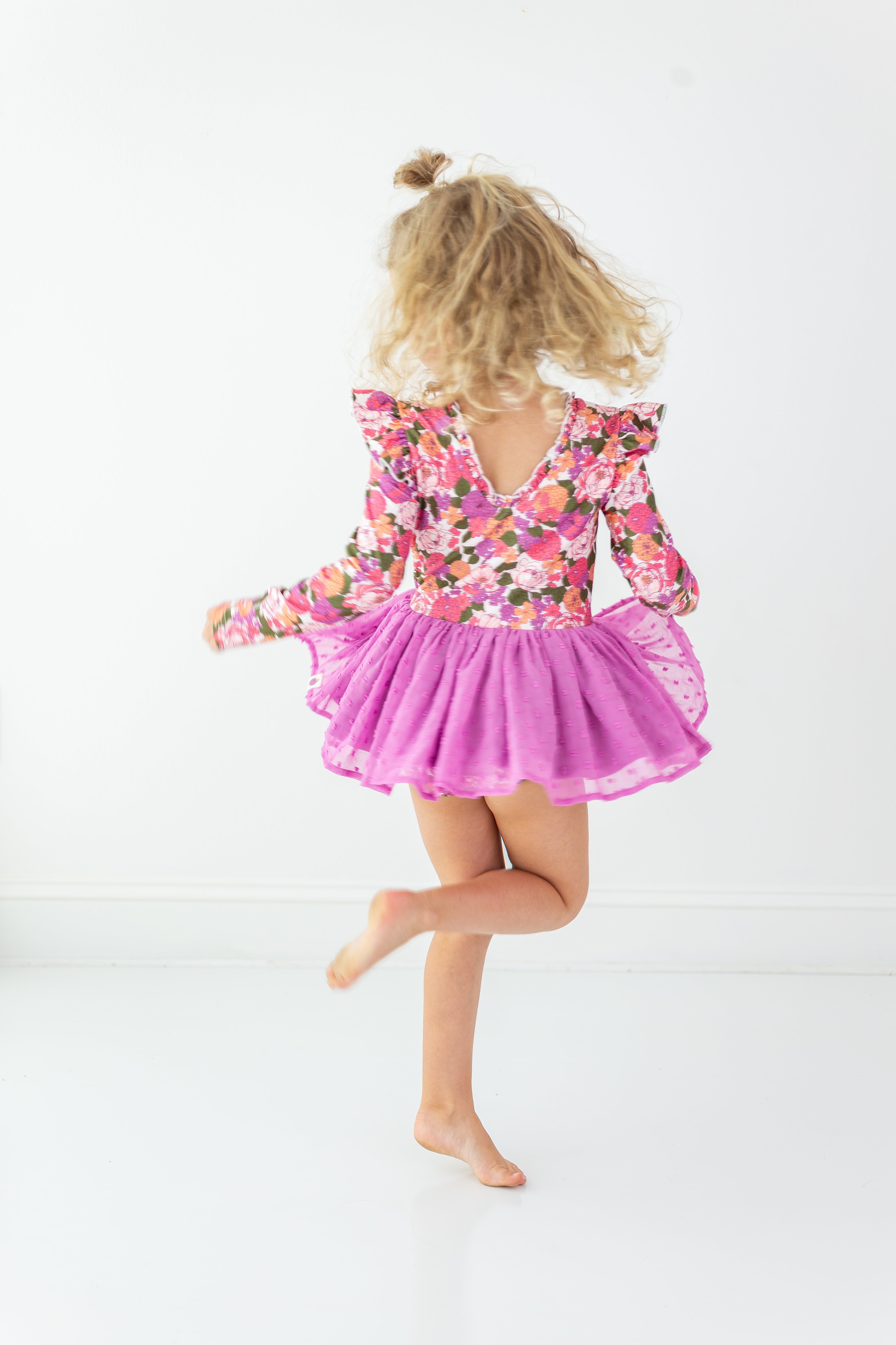 Farrah Leotard - Rustic Rose