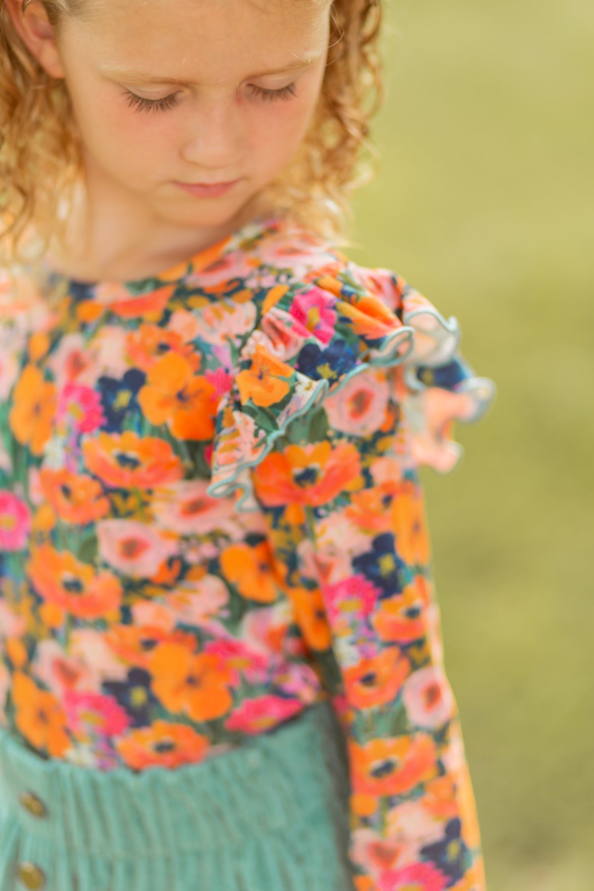Ribbed Top - Wildflower Jubilee