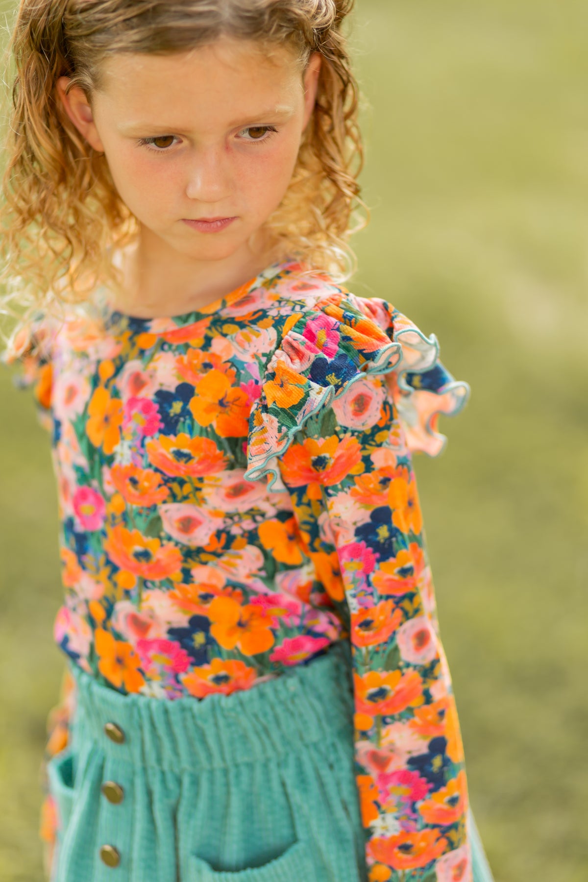 Ribbed Top - Wildflower Jubilee