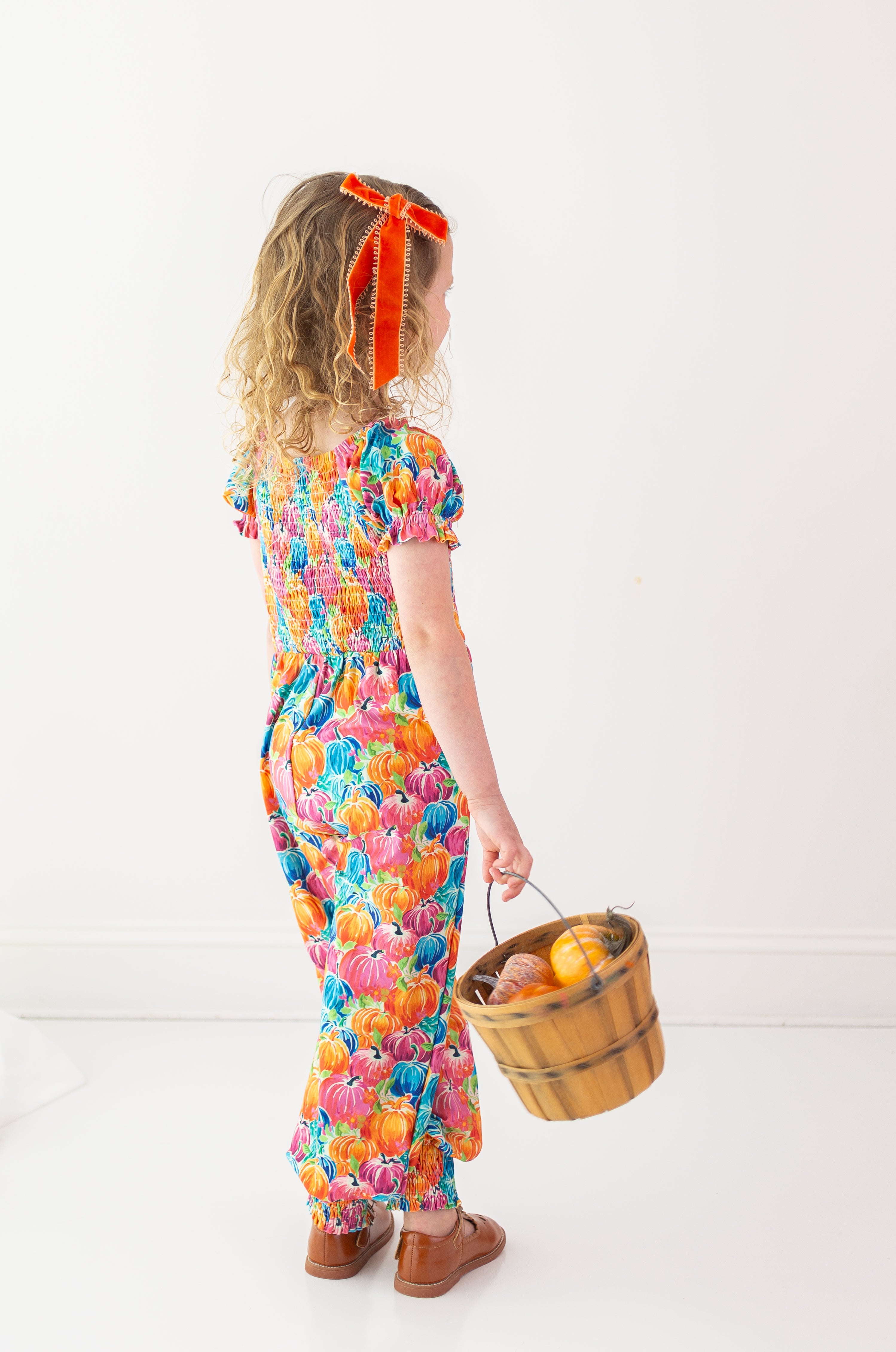 Quinn Romper - Painted Pumpkin