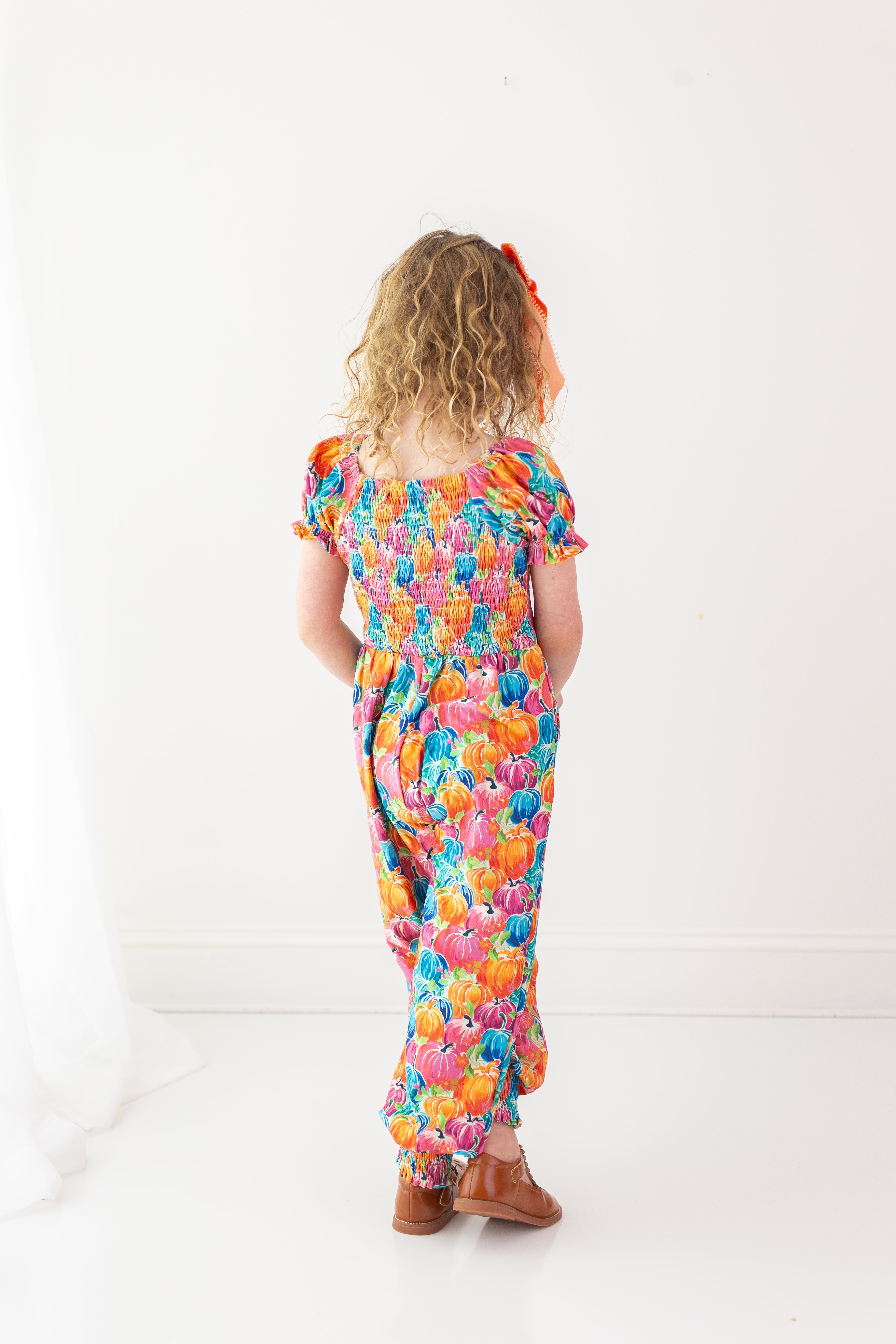 Quinn Romper - Painted Pumpkin
