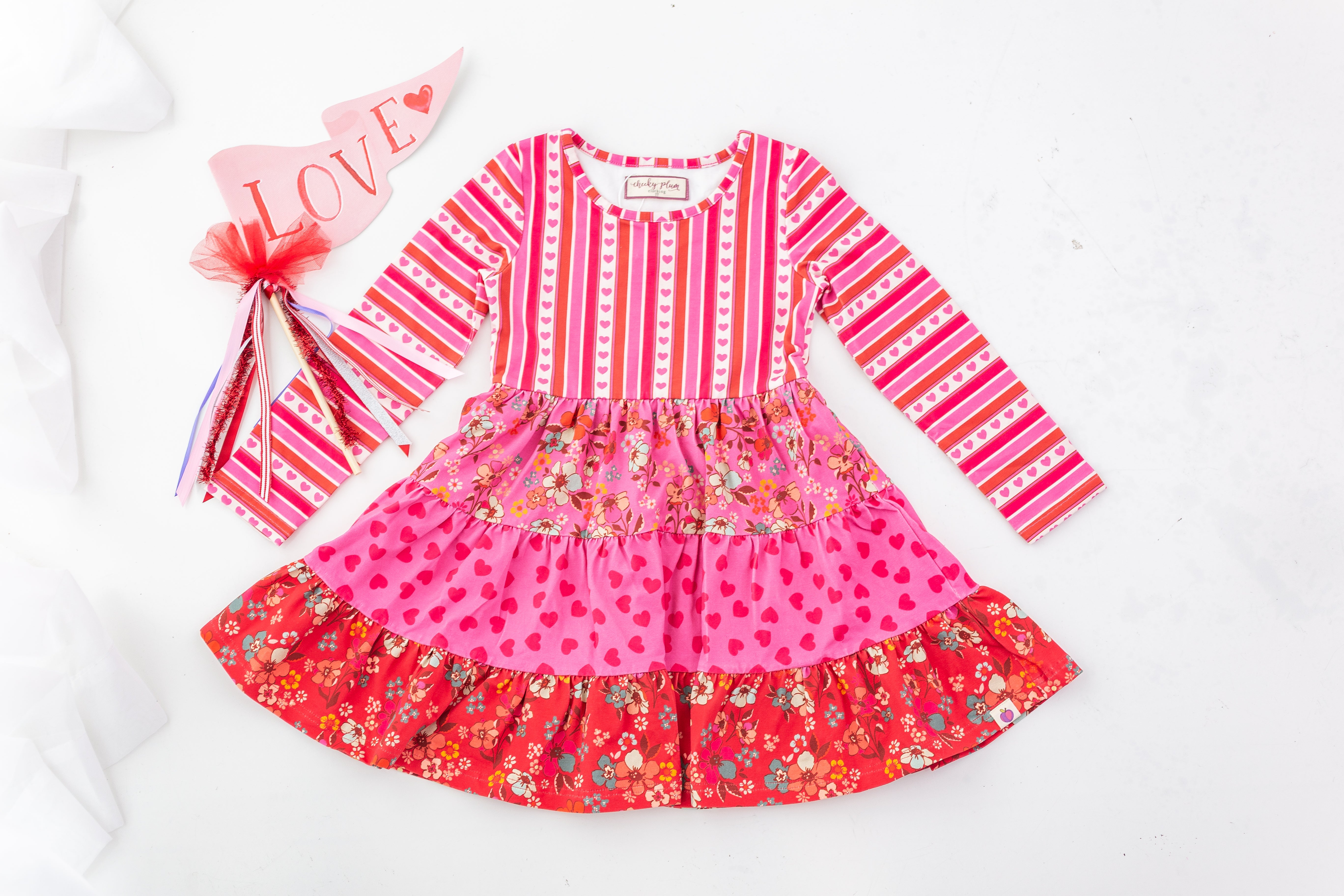 Annistyn Knit Dress - Floral Crush