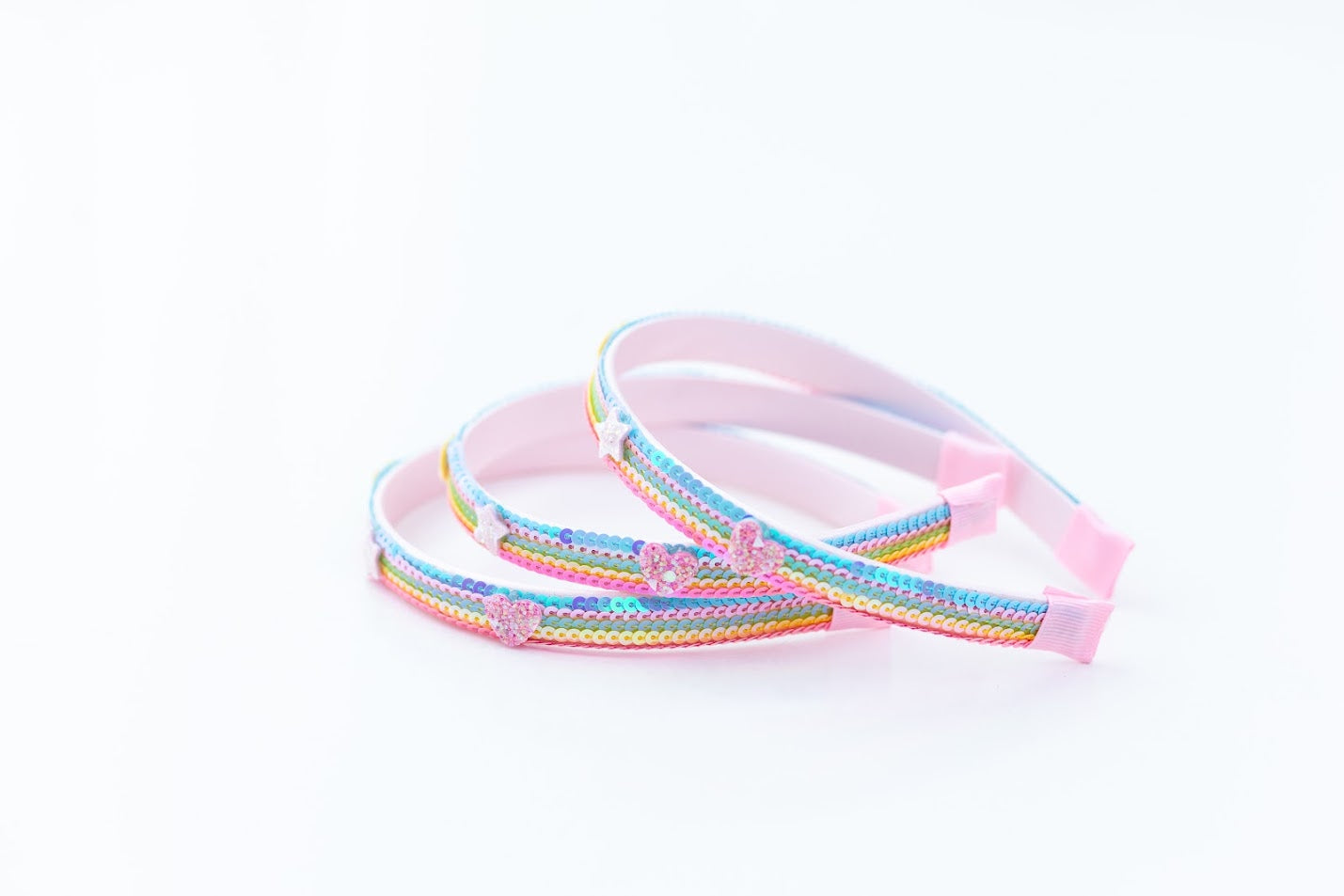 Sequin Headband - Rainbow Run