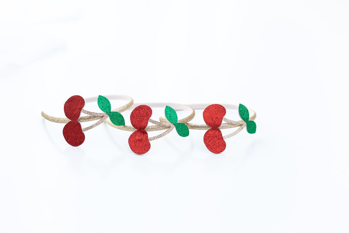 Glitter Headband - Cherry on Top