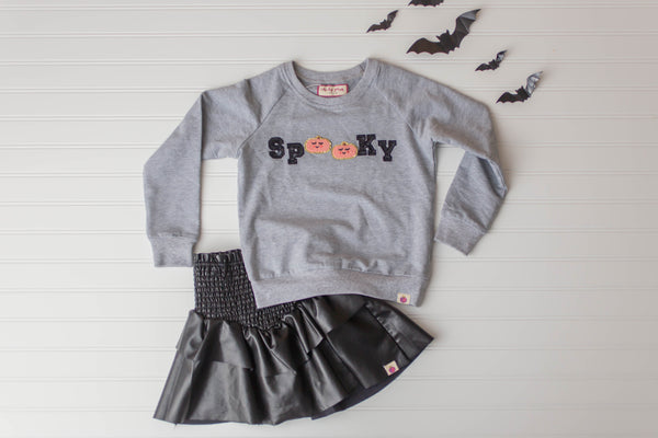 Chenille Sweatshirt - Spooky