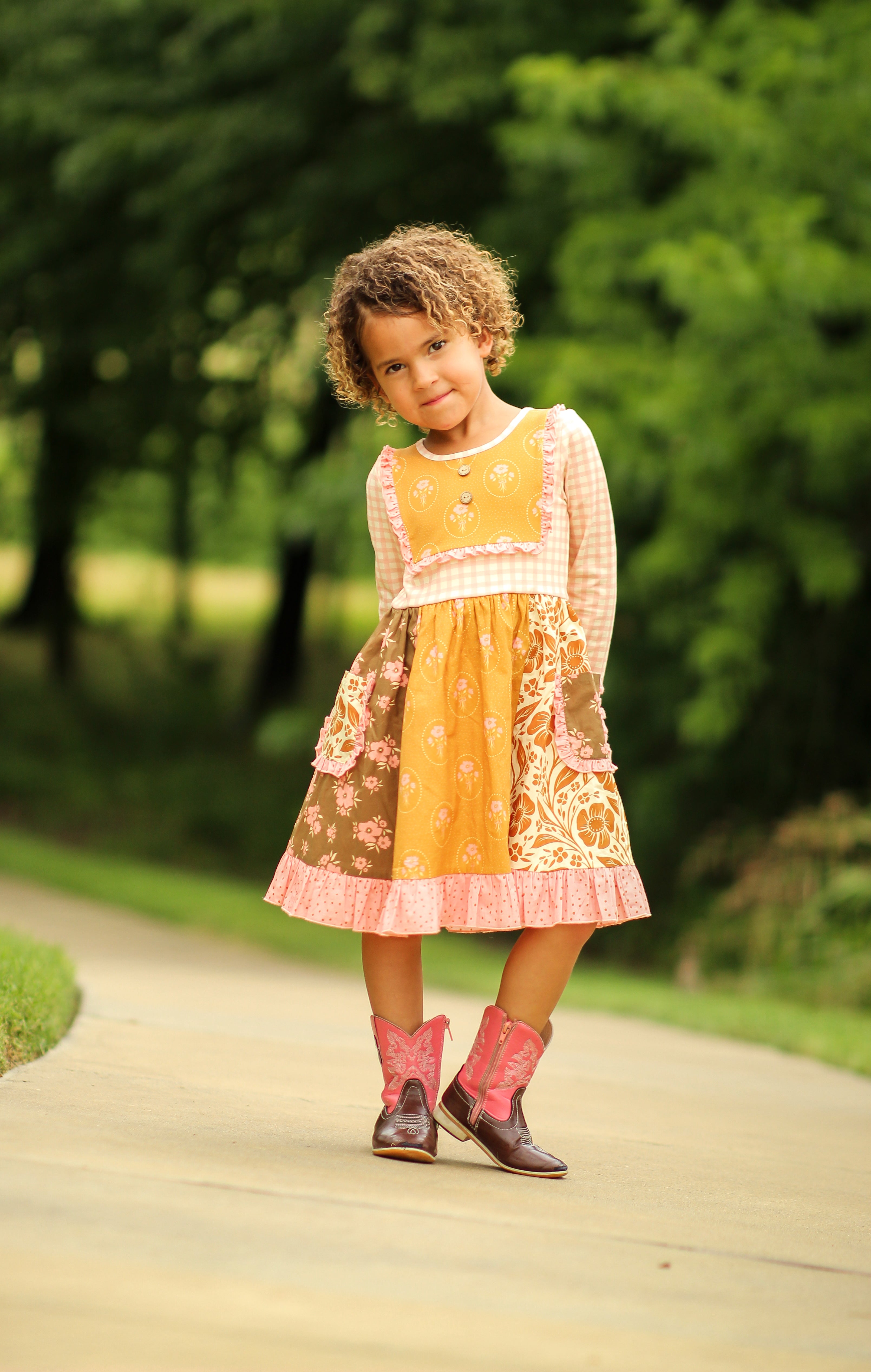 Elara Knit Dress - Harvest Stitch
