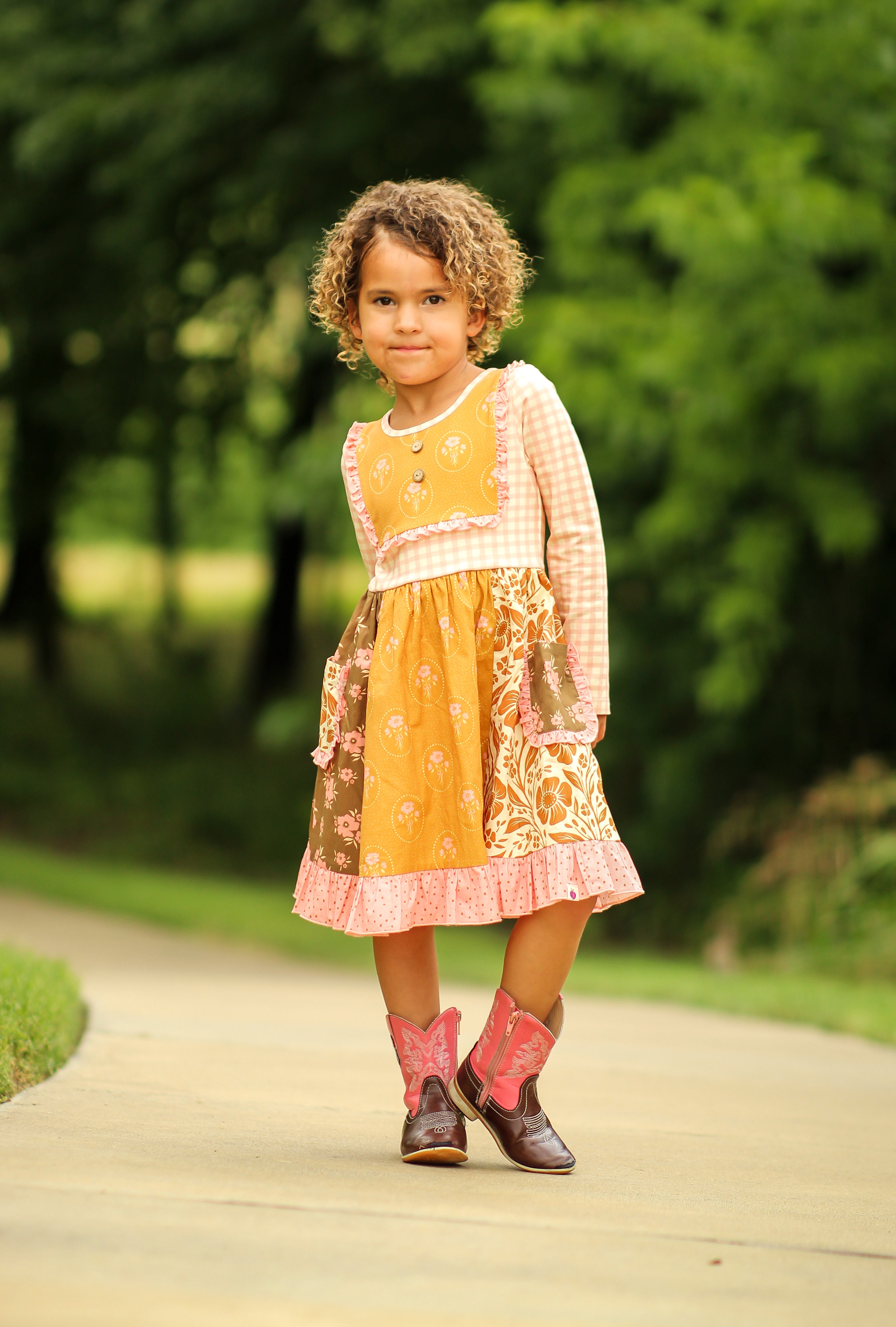 Elara Knit Dress - Harvest Stitch