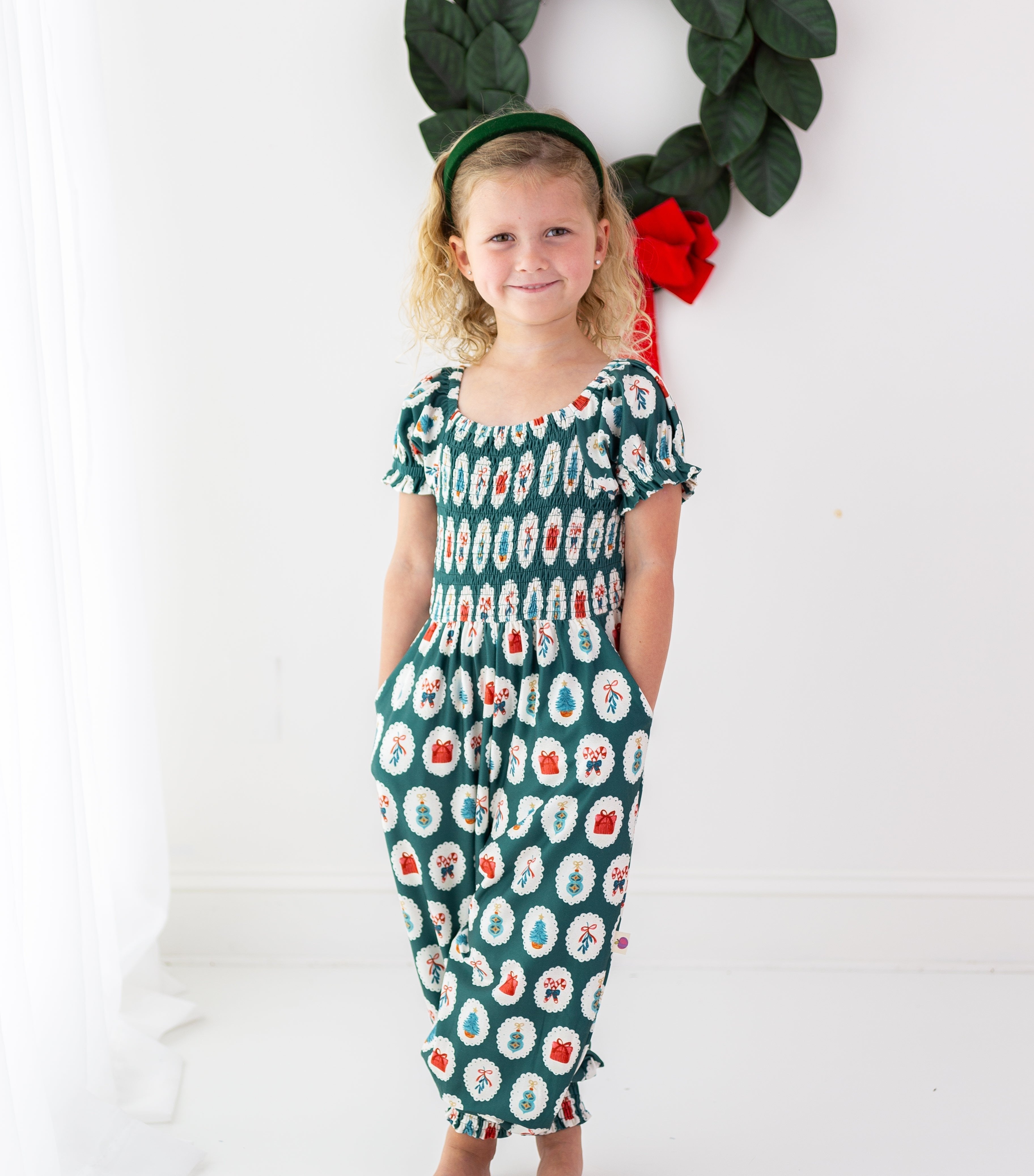 Quinn Romper - Enchanted Evergreen (PRE-ORDER)