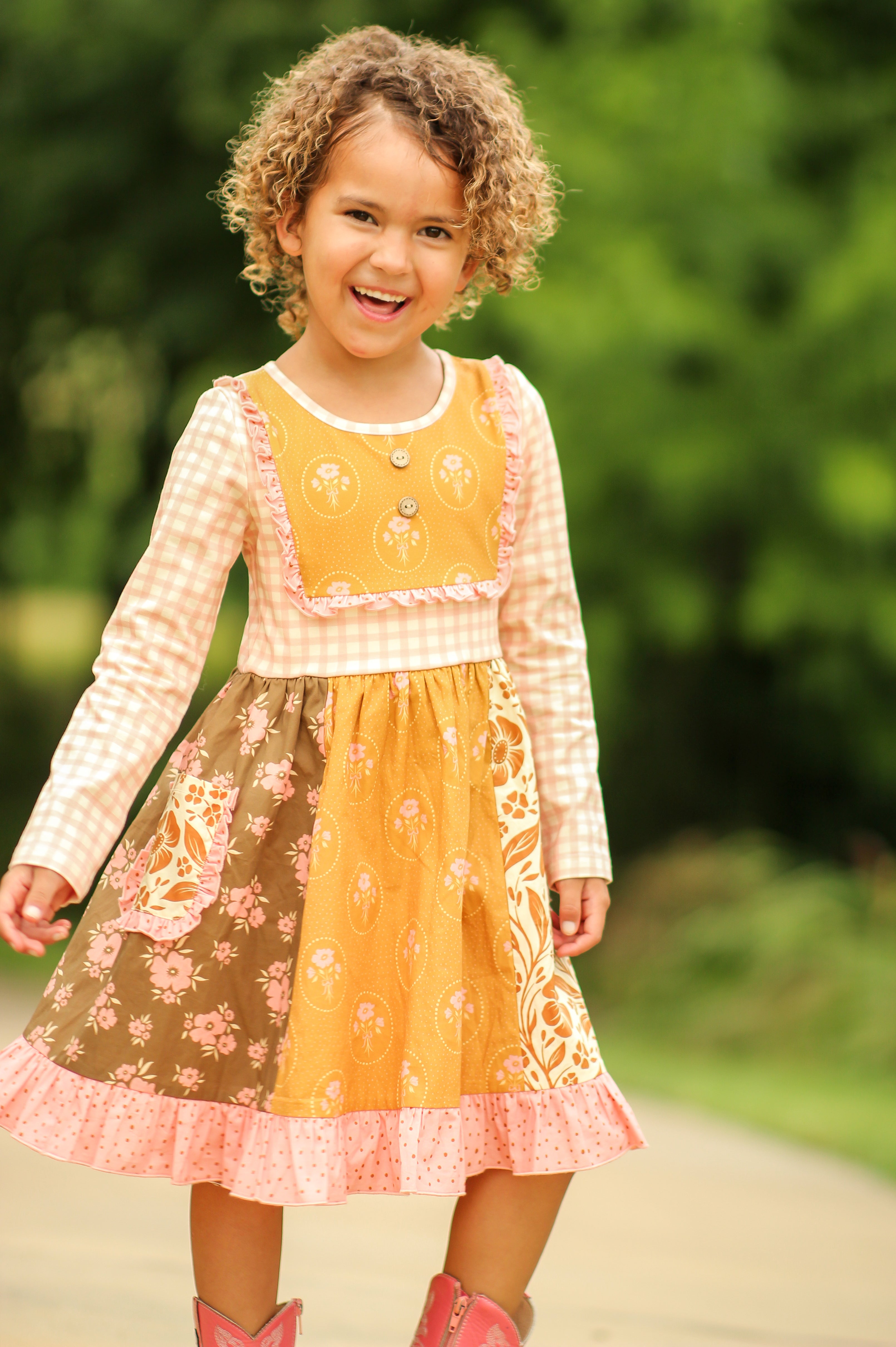 Elara Knit Dress - Harvest Stitch