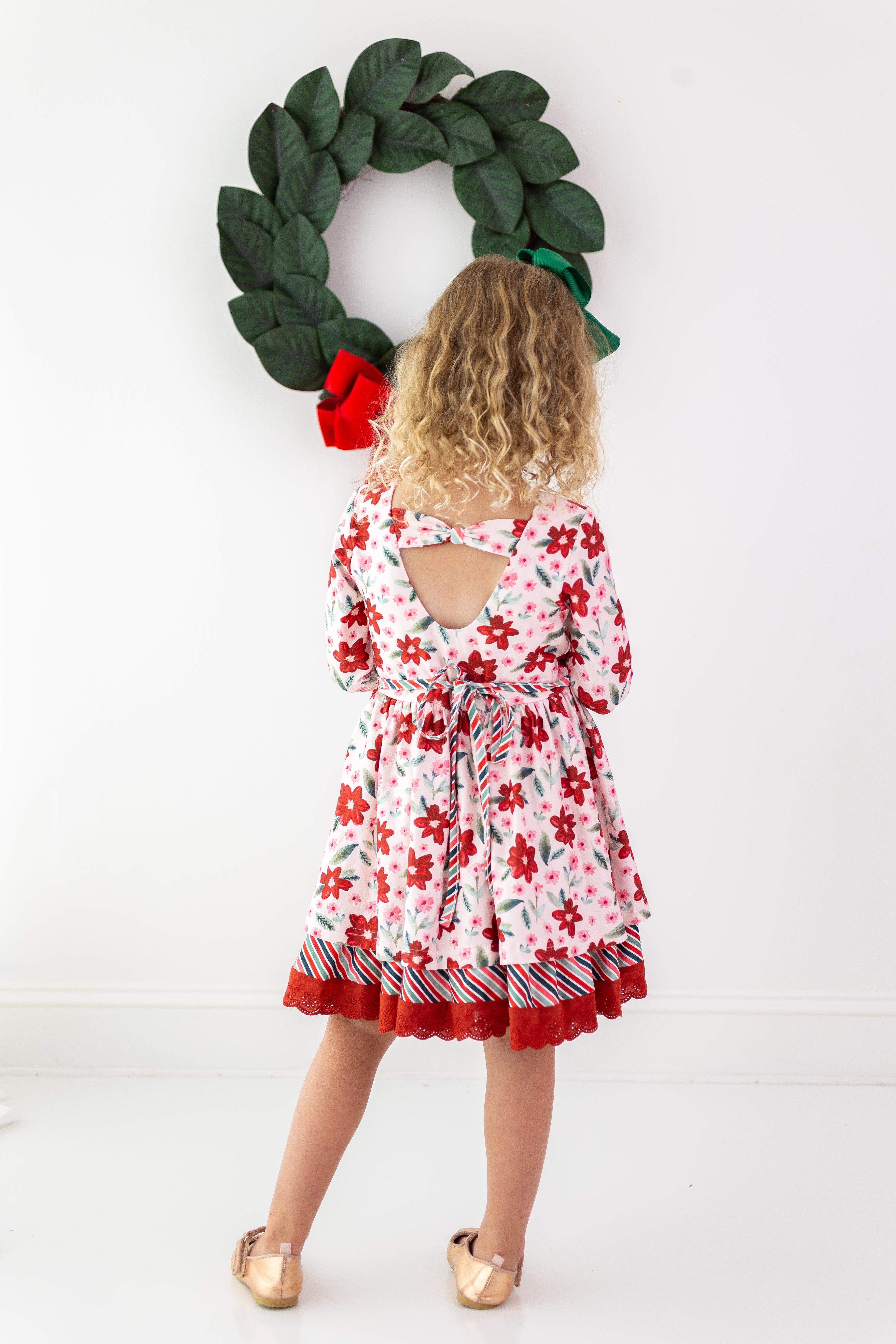 Myra Dress - Poinsettia Parade