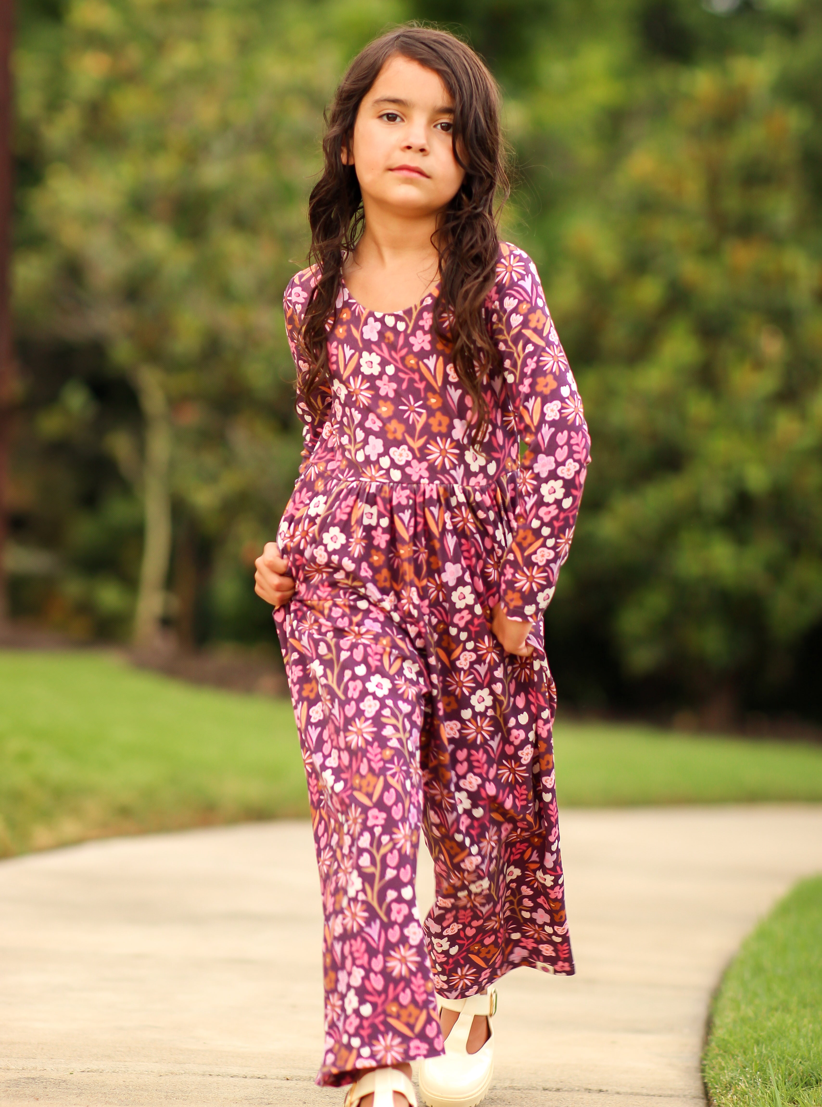 Ivy Romper - Amethyst Rose