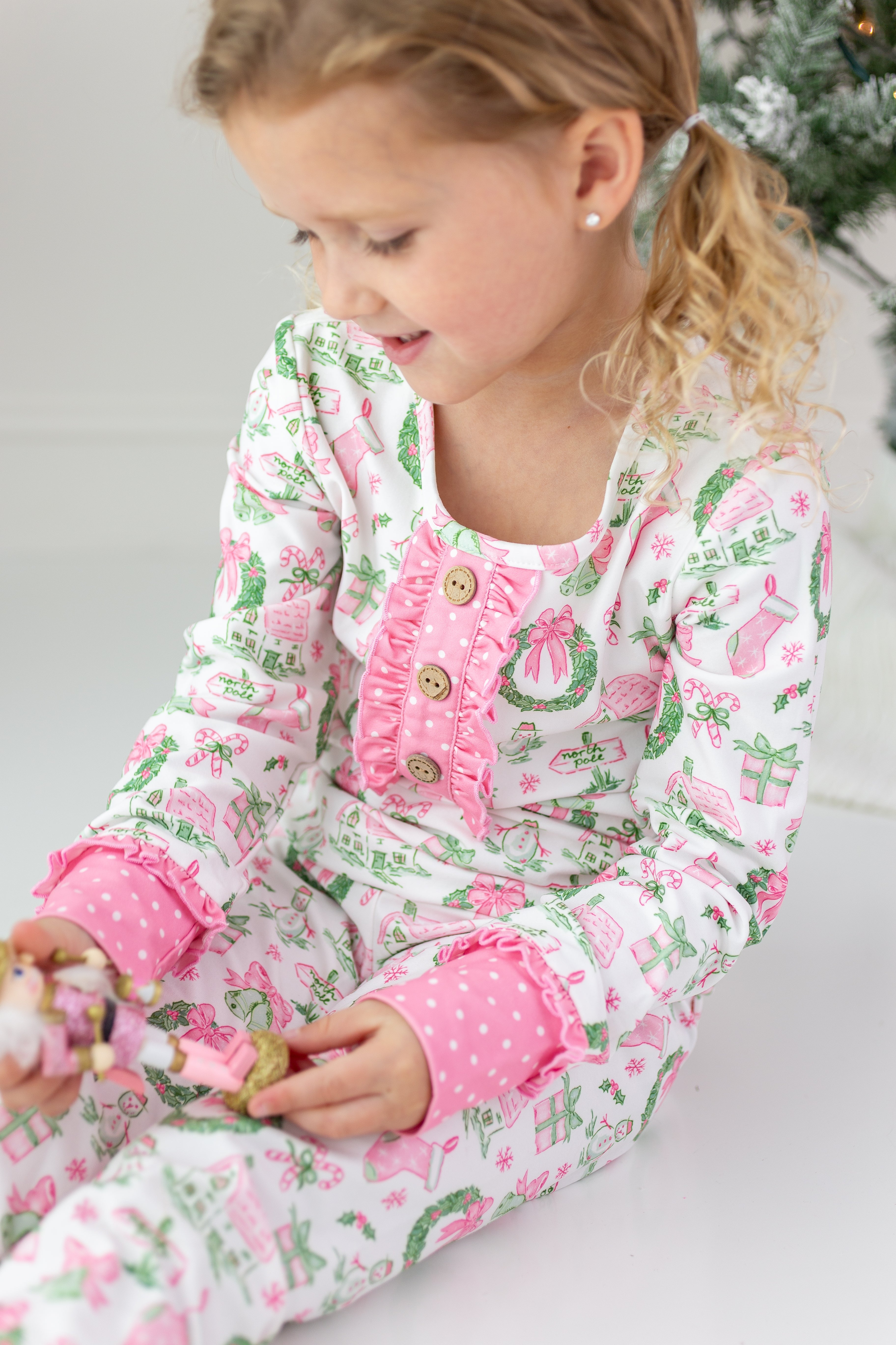 Loungewear Set - Little Pink Christmas (PRE-ORDER)