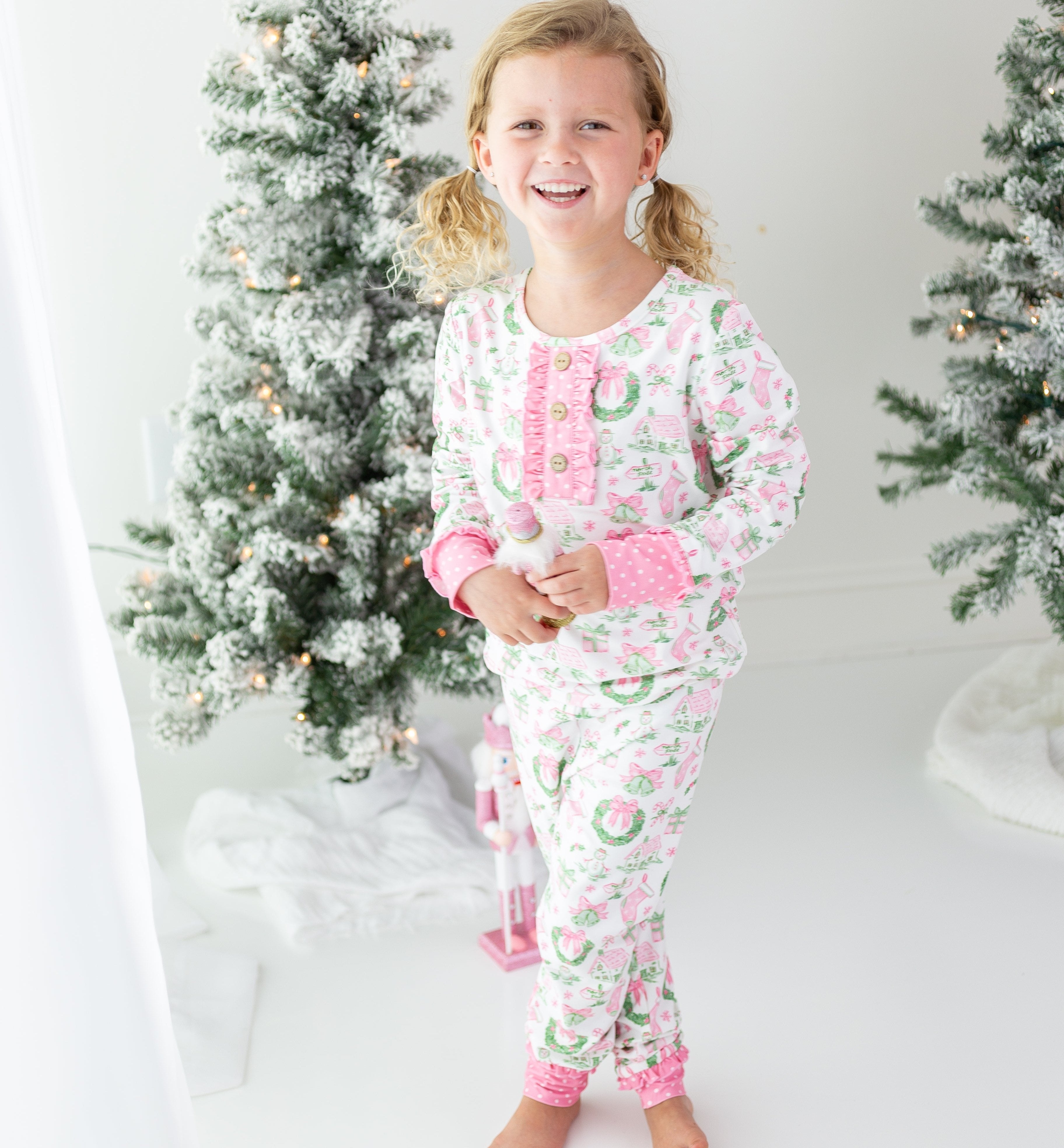 Loungewear Set - Little Pink Christmas (PRE-ORDER)