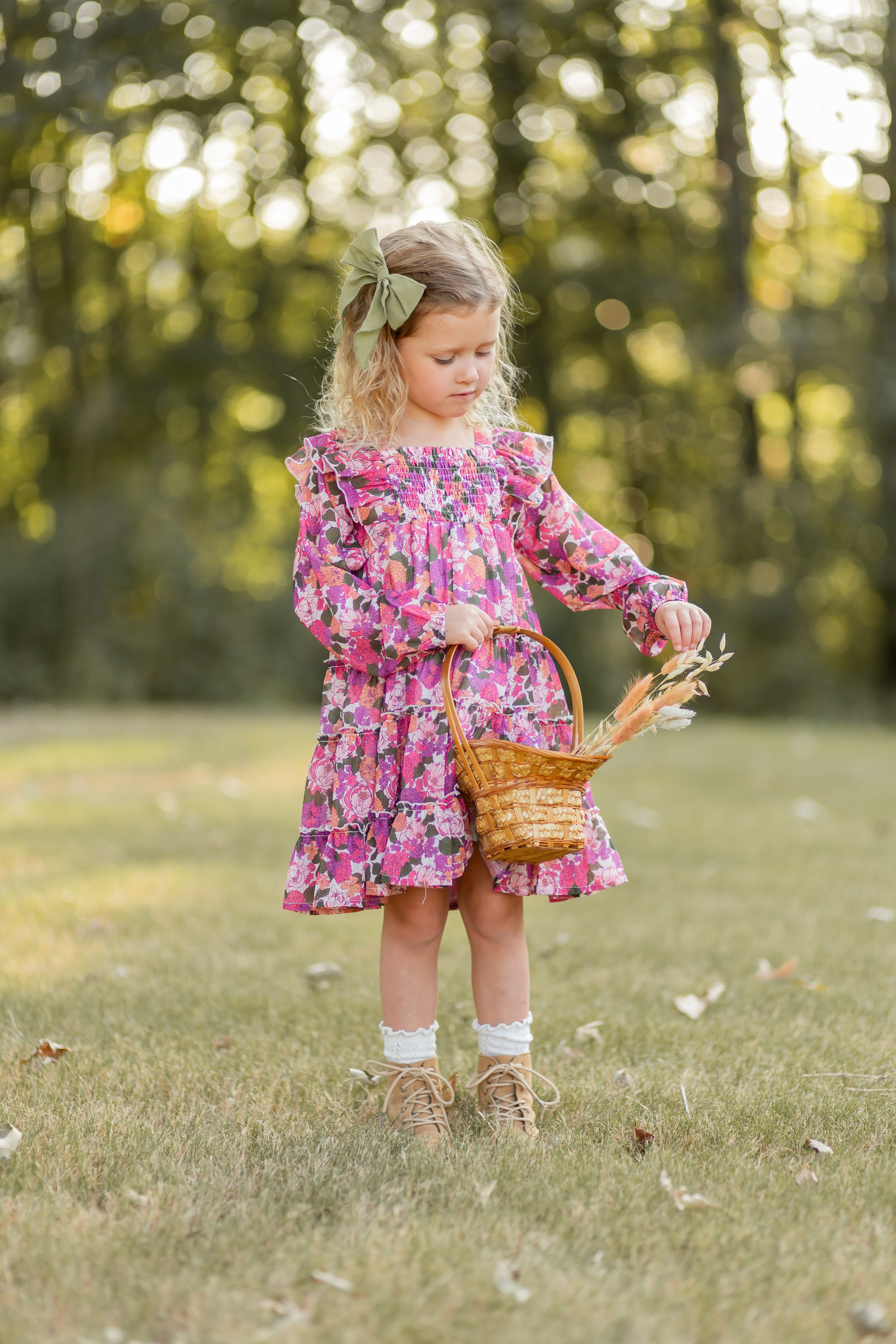 Brielle Shimmer Dress - Rustic Rose