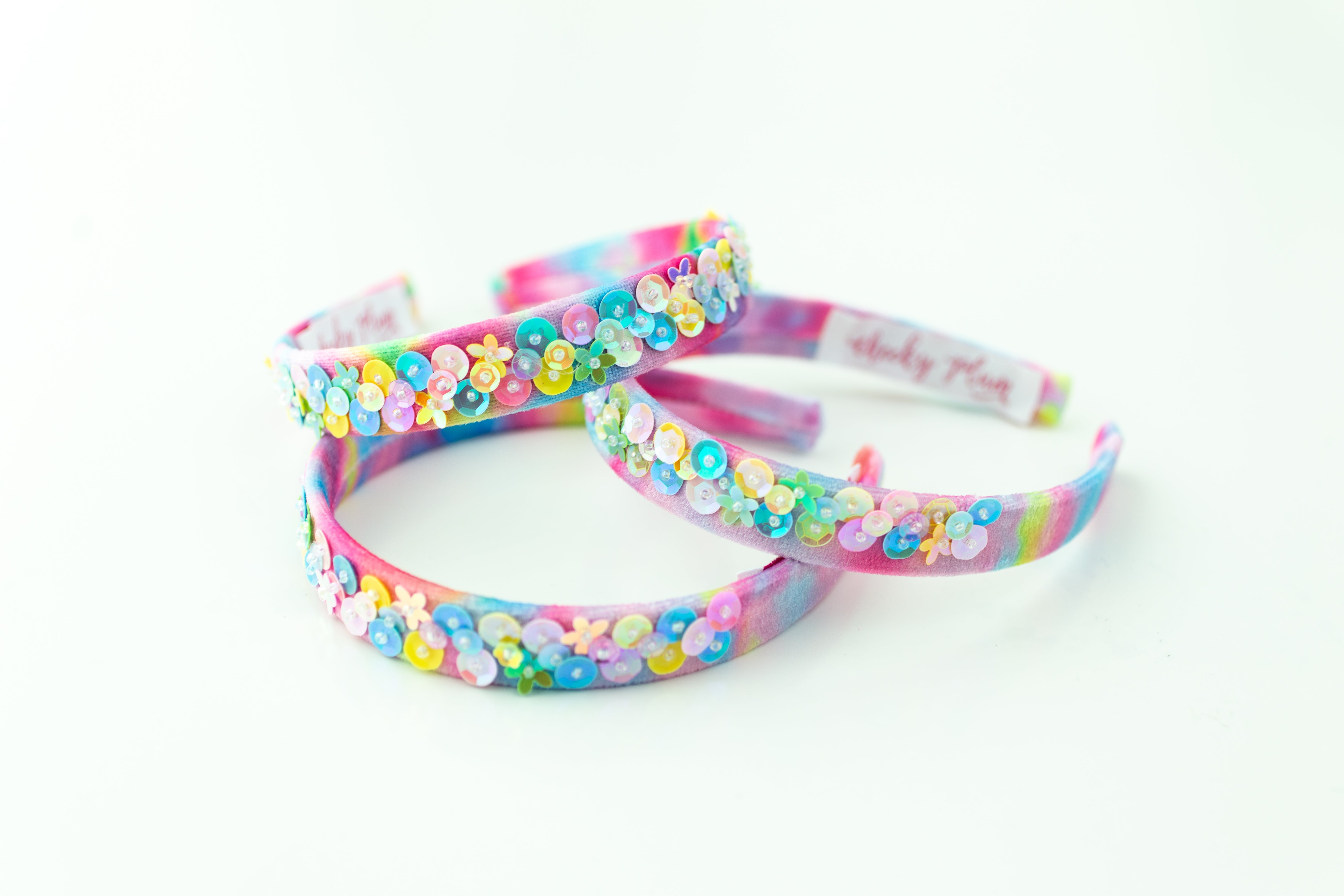 Beaded Headband - Rainbow Radiance