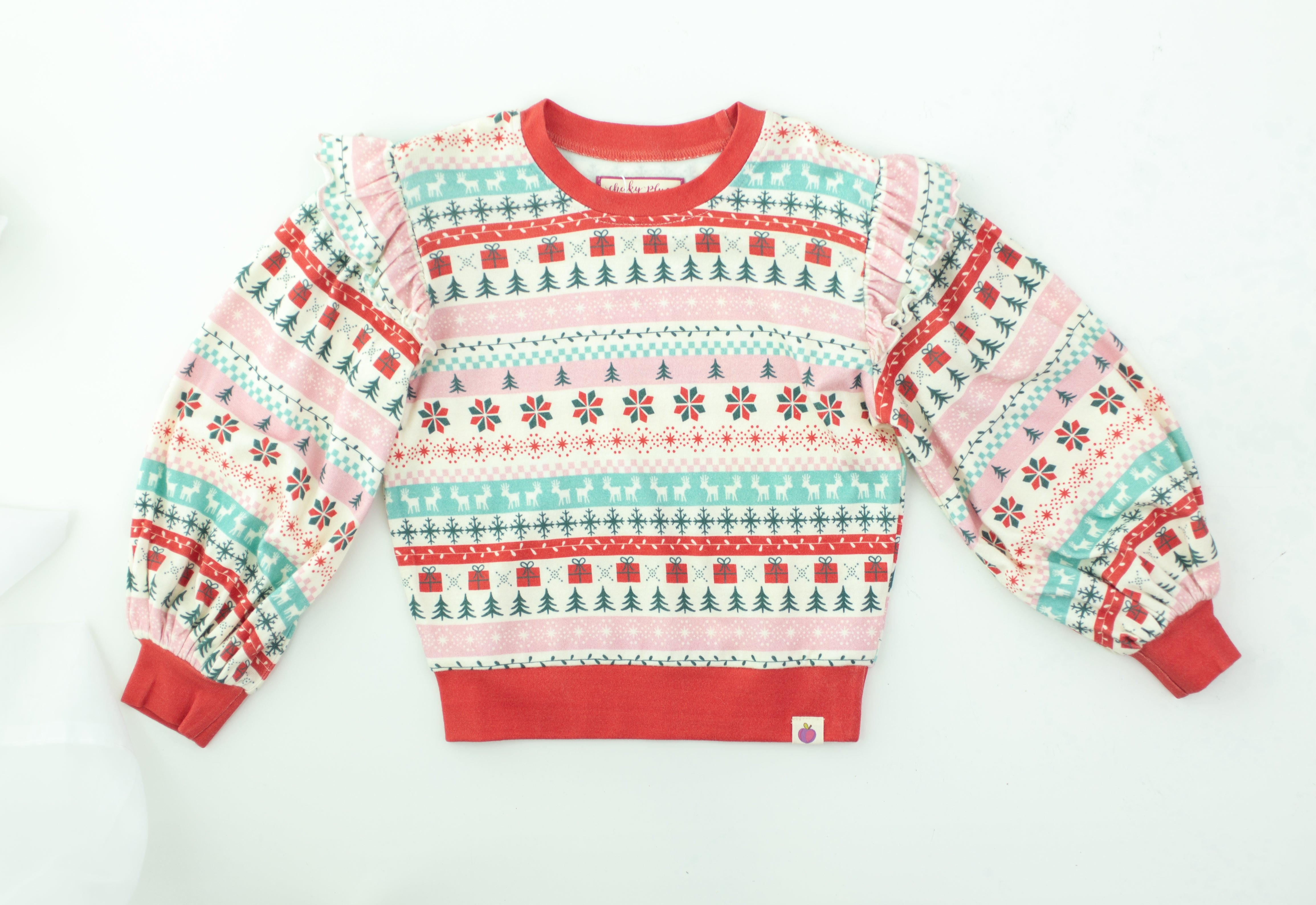 Opal Puff Sleeve Sweater - Yuletide Wonder (Pre-Order)