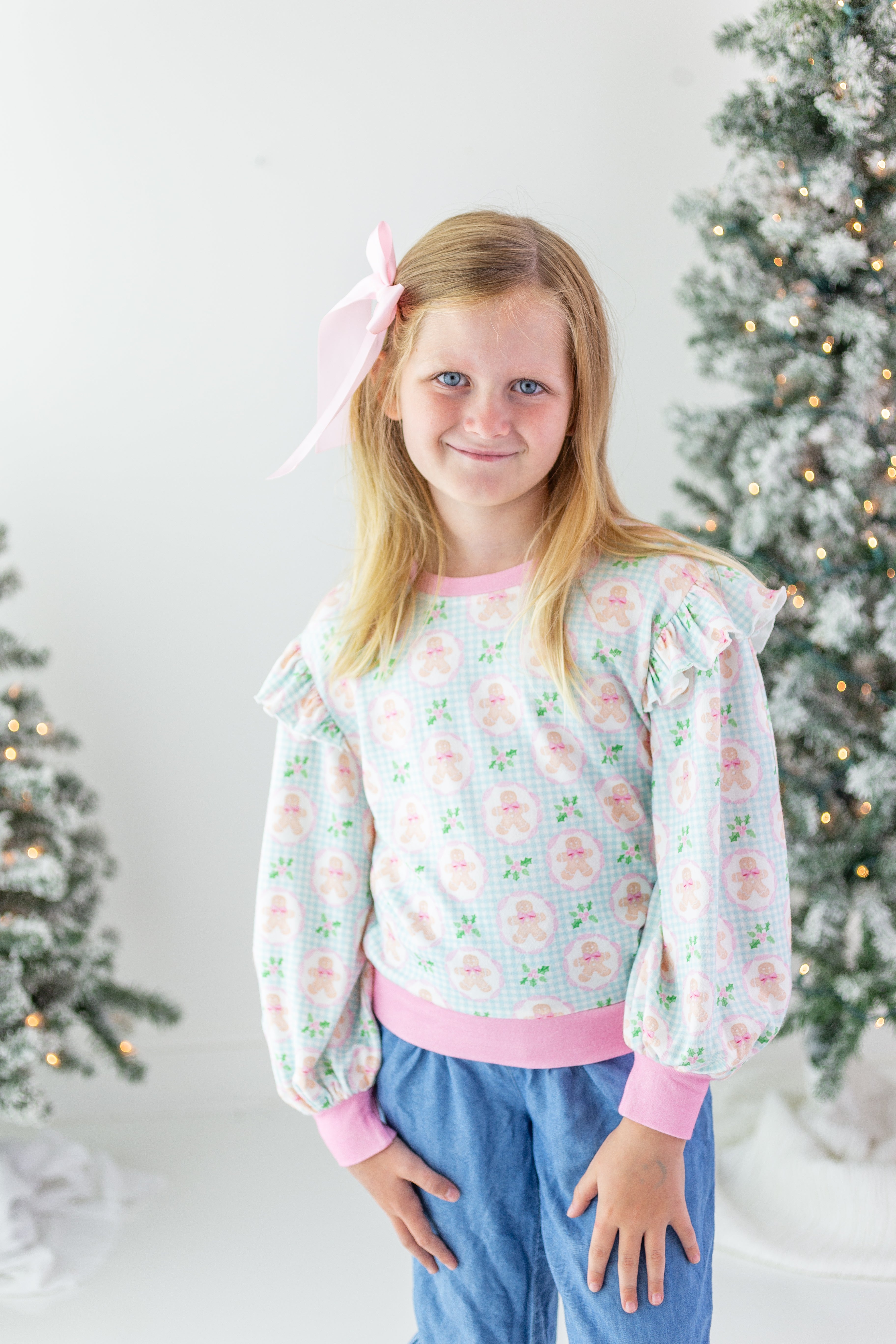 Opal Puff Sleeve Sweater - Gingerbread Delight